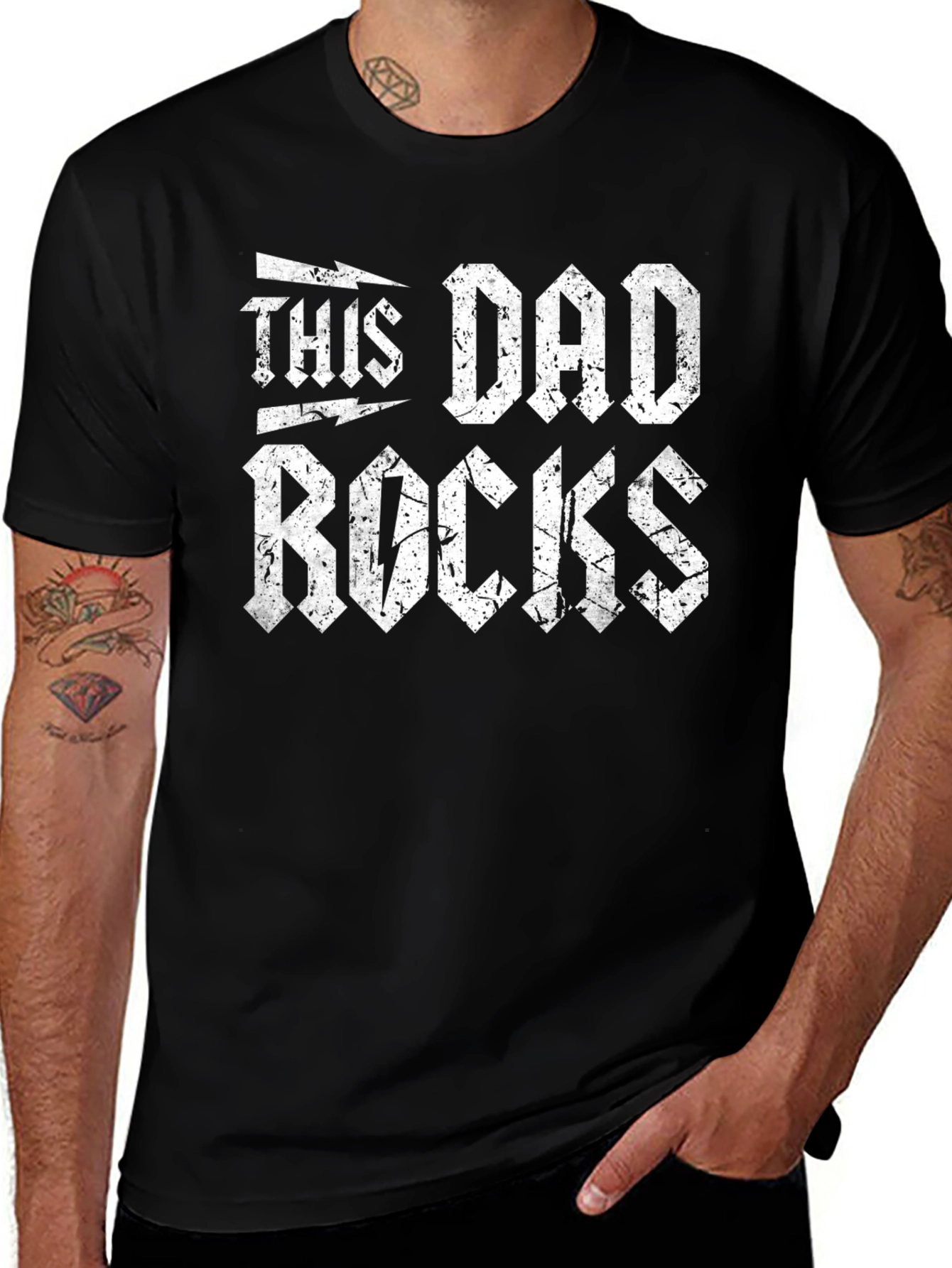 This Dad Rocks T-Shirt - Fathers Day Gift