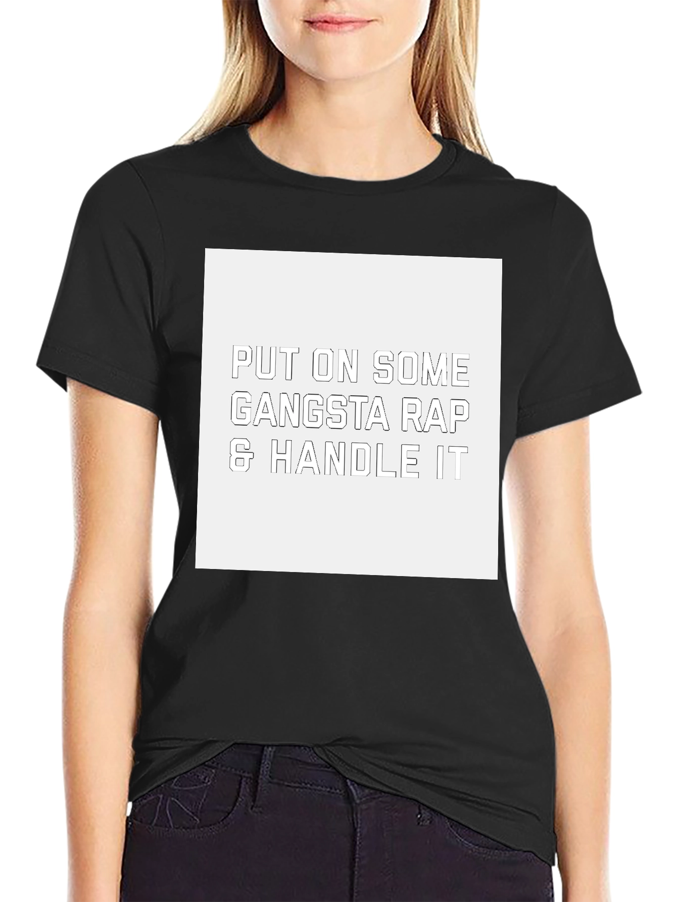 Gangsta Rap T-Shirt - Funny Slogan Tee