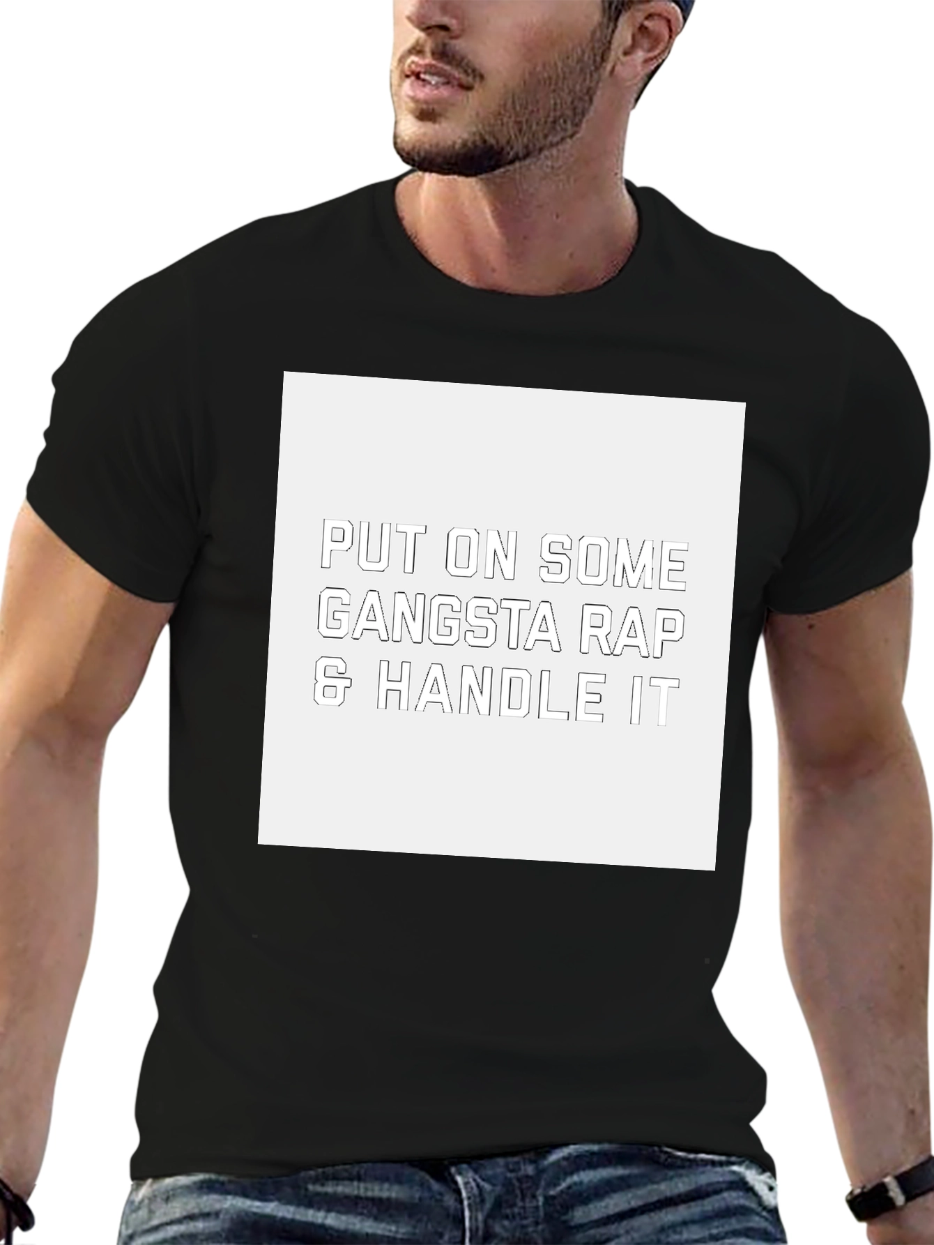 Gangsta Rap T-Shirt - Funny Slogan Tee