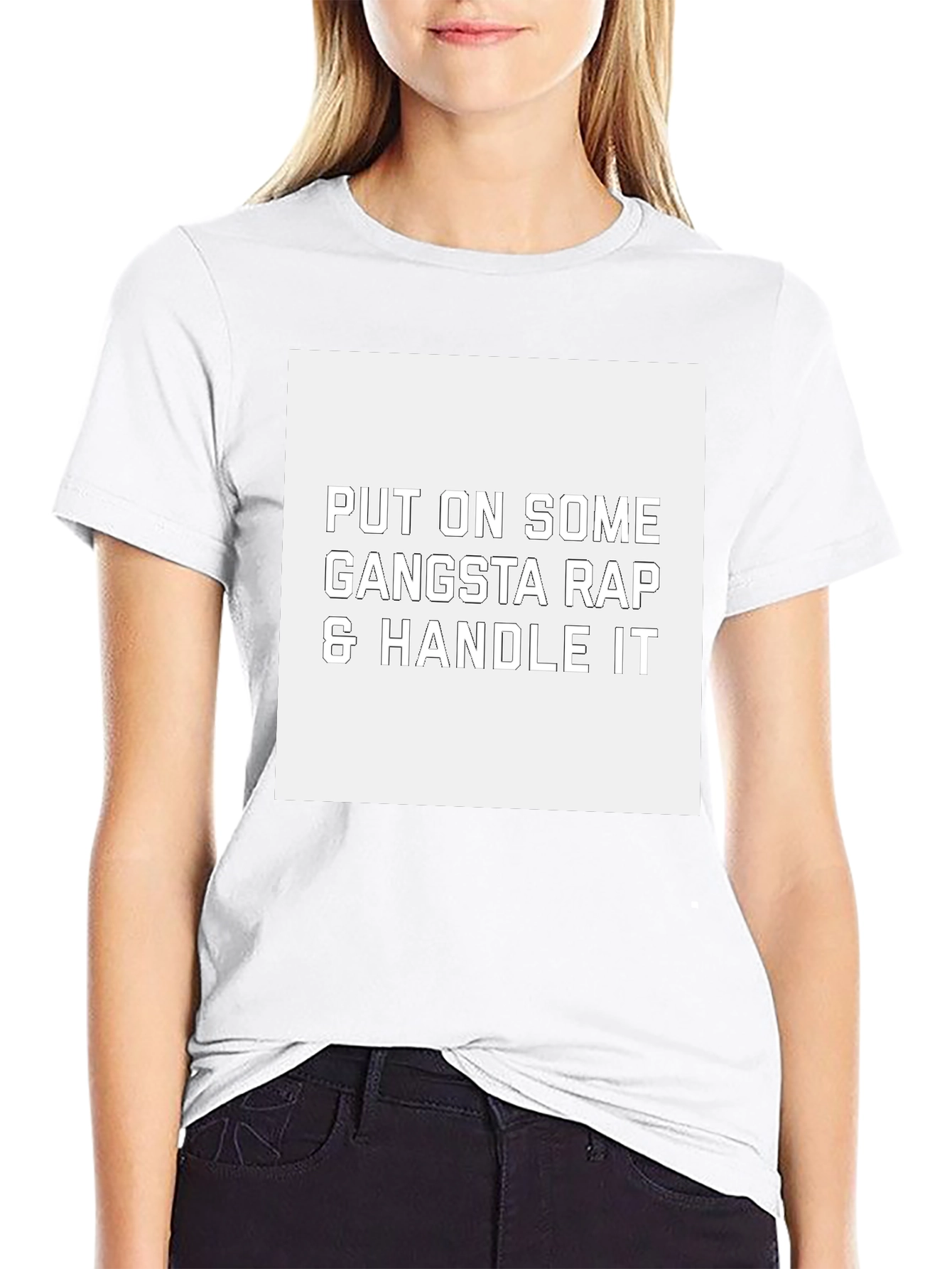 Gangsta Rap T-Shirt - Funny Slogan Tee