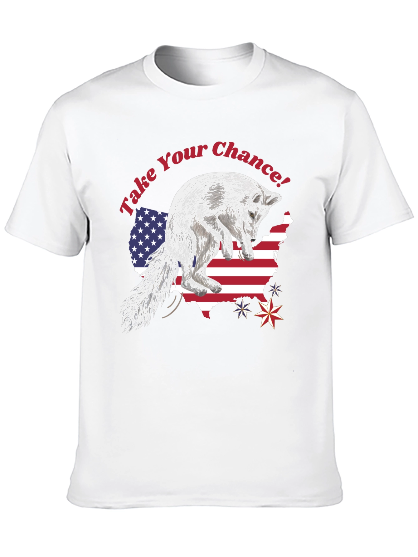 Take Your Chance Patriotic Fox T-Shirt