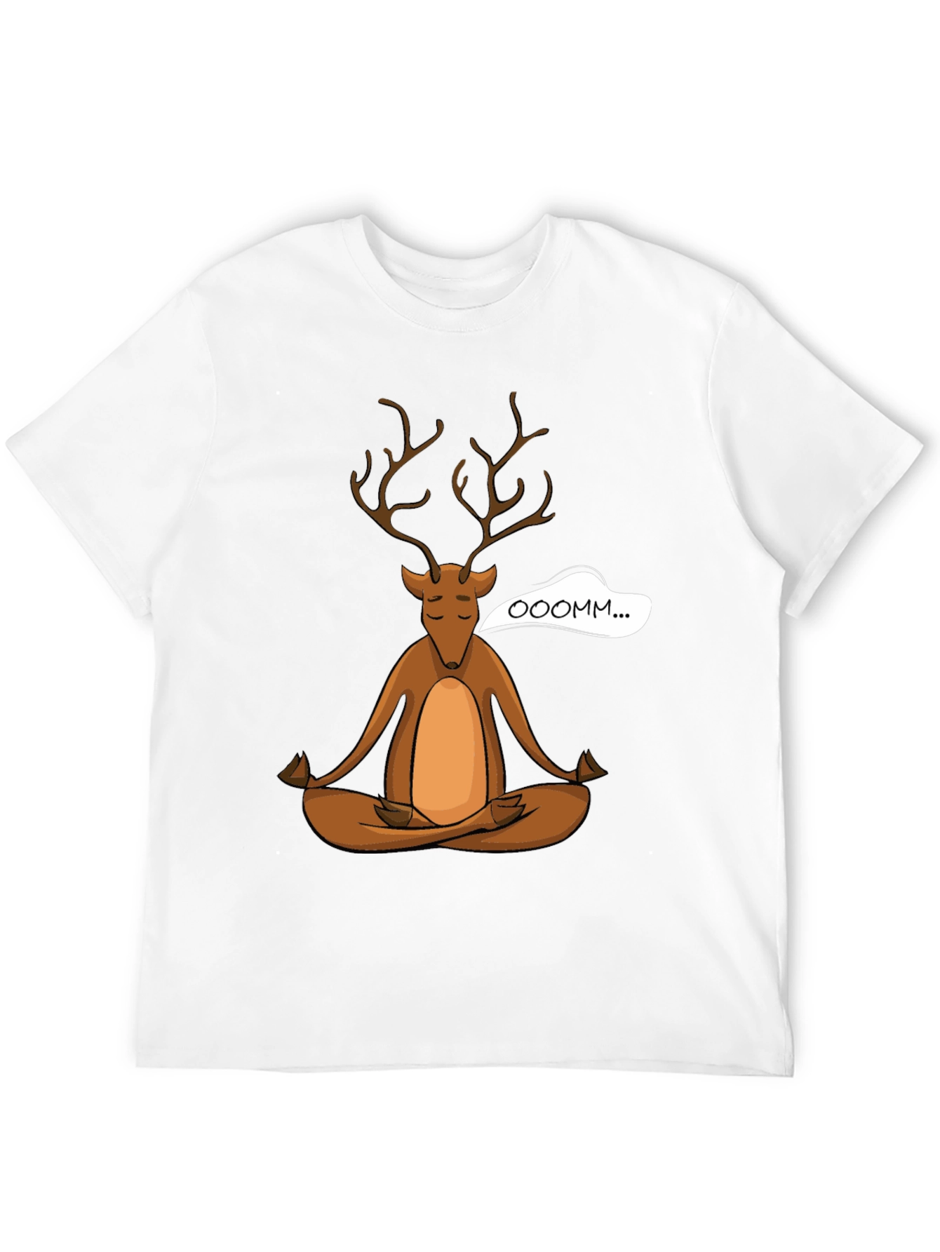 Zen Deer T-Shirt - Meditating Buck Tee