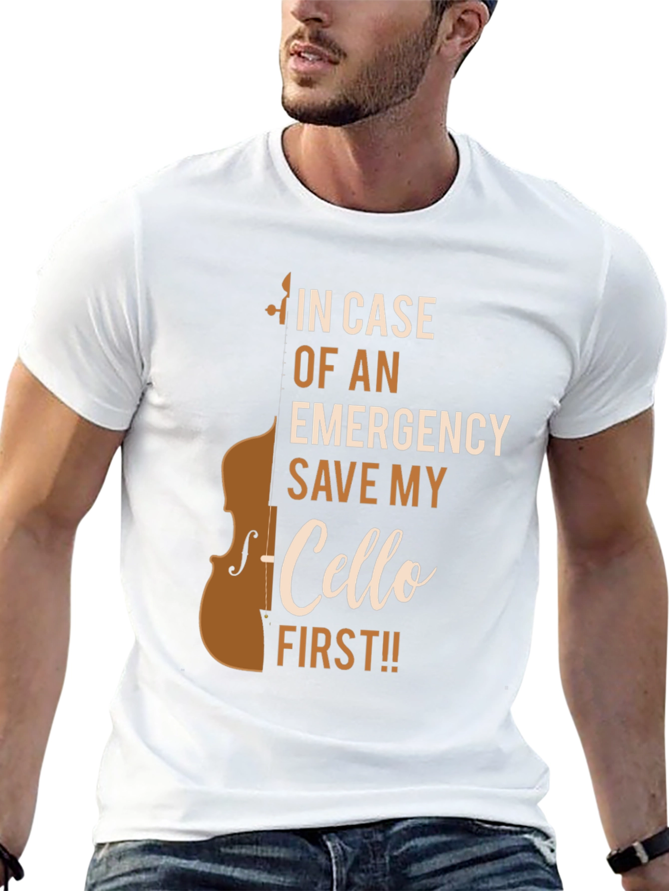 Cello Emergency T-Shirt - Save My Cello First!