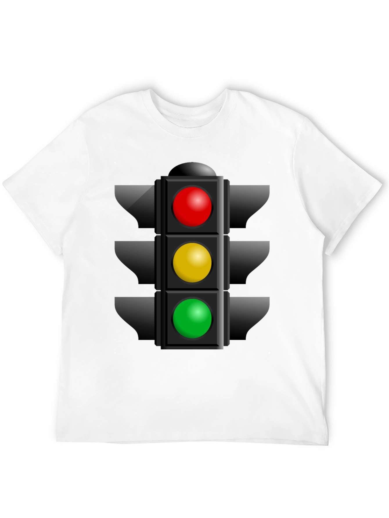 Traffic Light Graphic Tee - Novelty Design