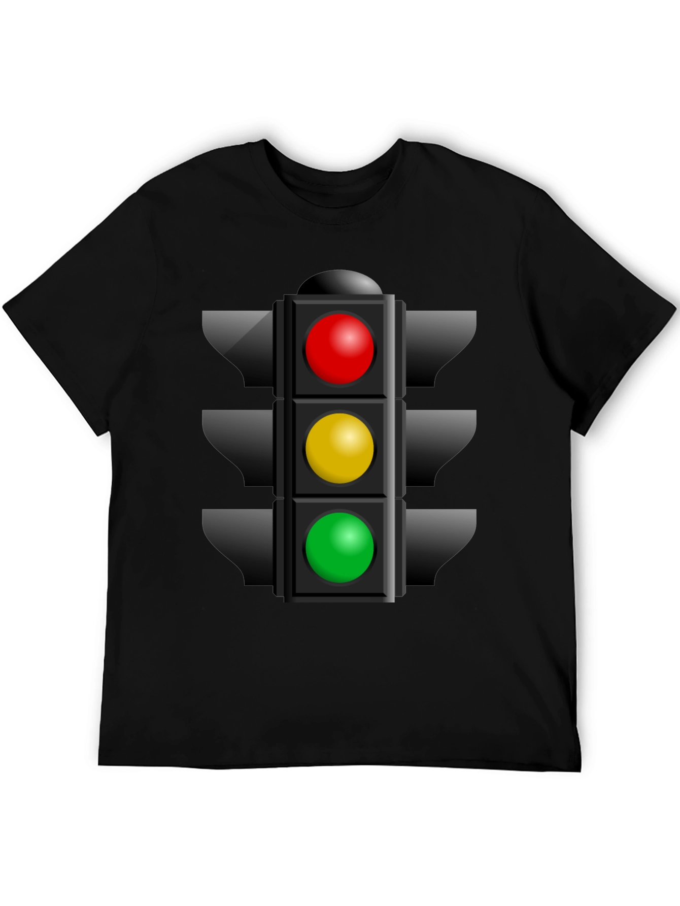 Traffic Light Graphic Tee - Novelty Design