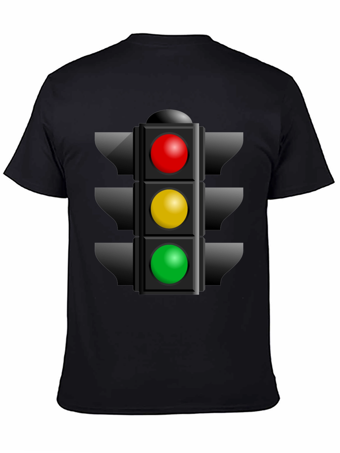 Traffic Light Graphic Tee - Novelty Design