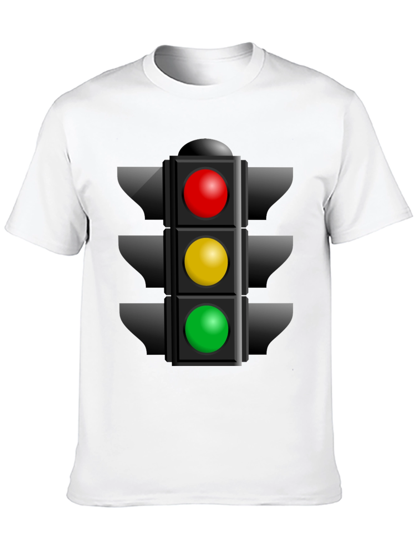 Traffic Light Graphic Tee - Novelty Design
