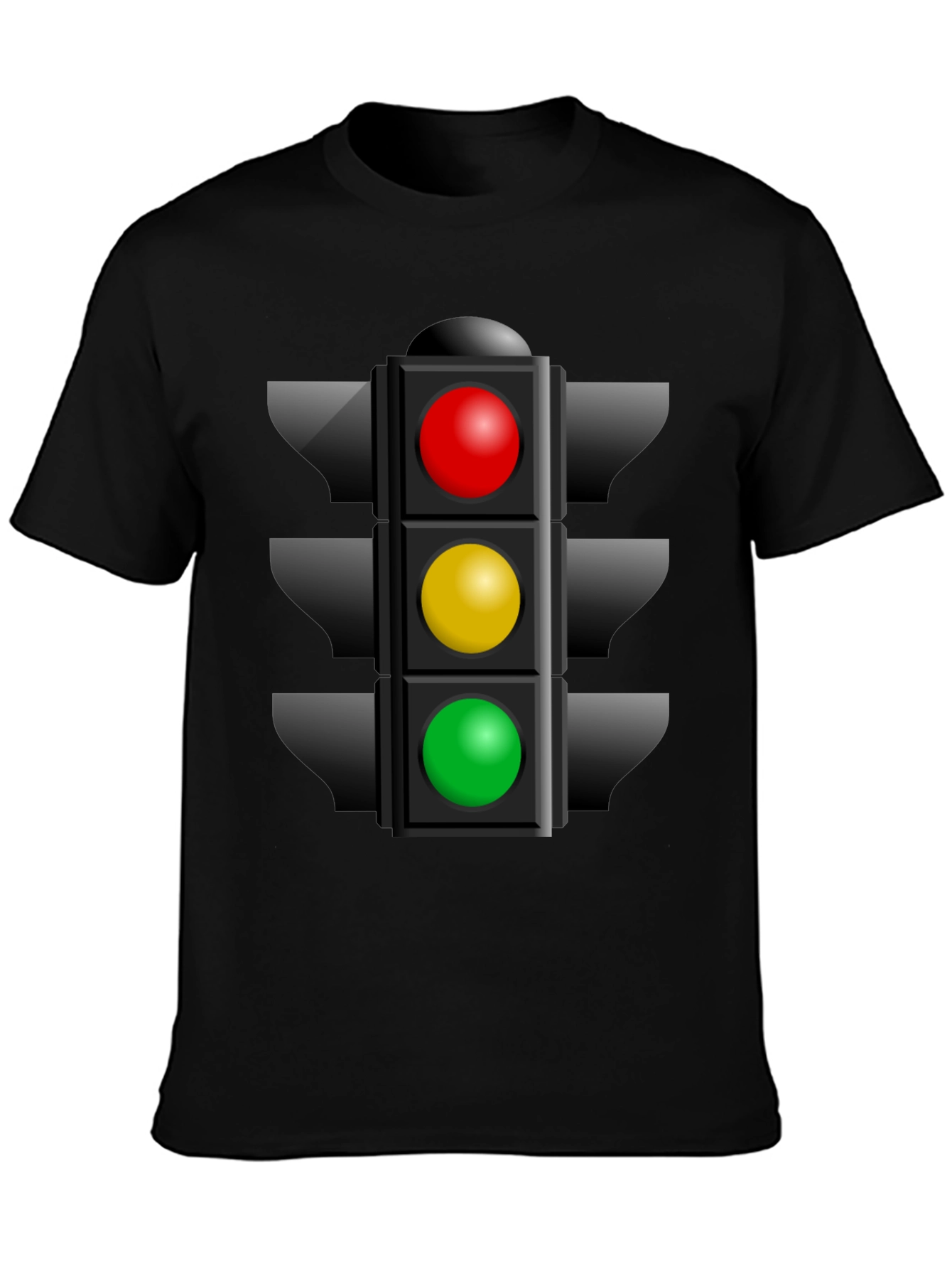 Traffic Light Graphic Tee - Novelty Design
