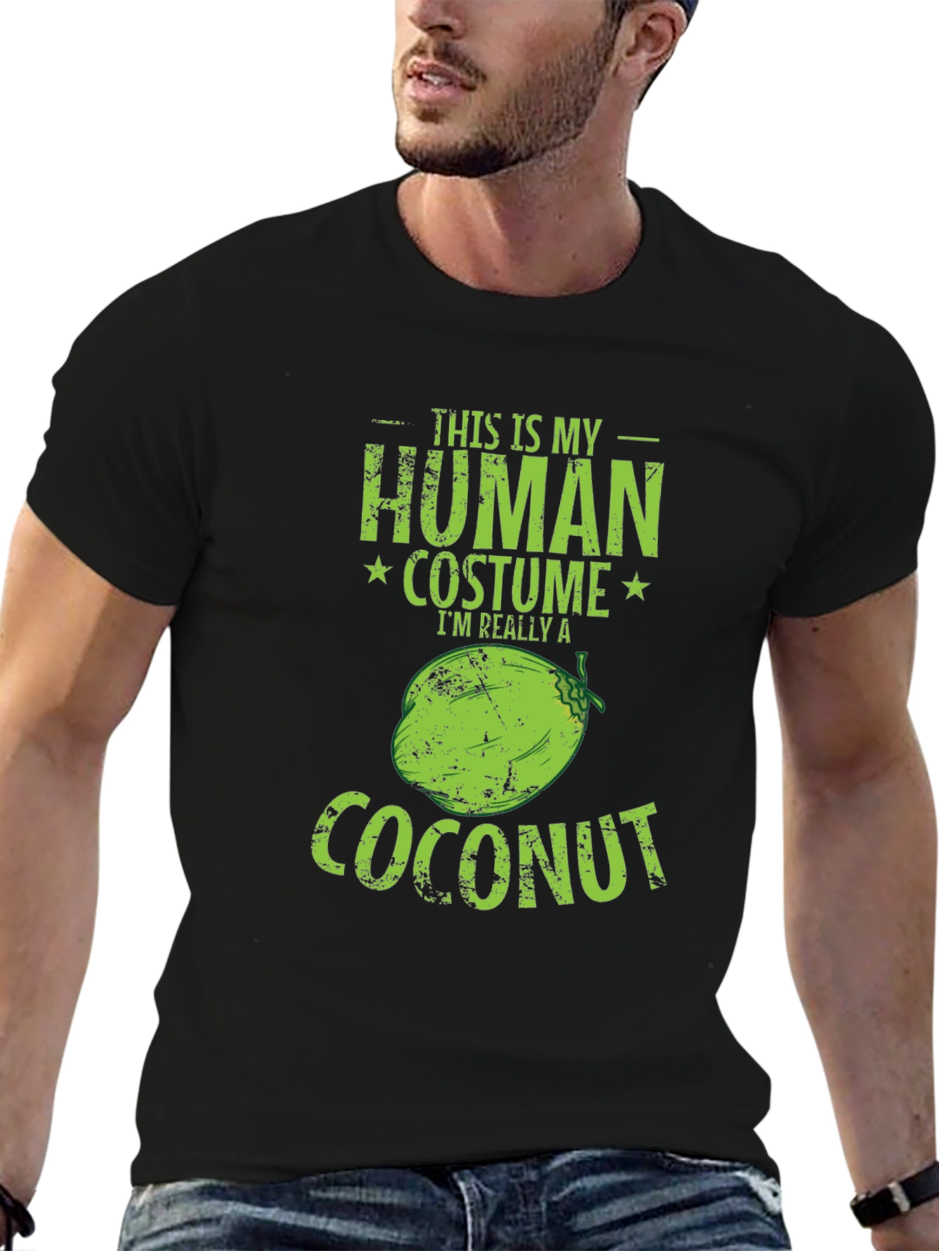 Human Costume Coconut Graphic Tee