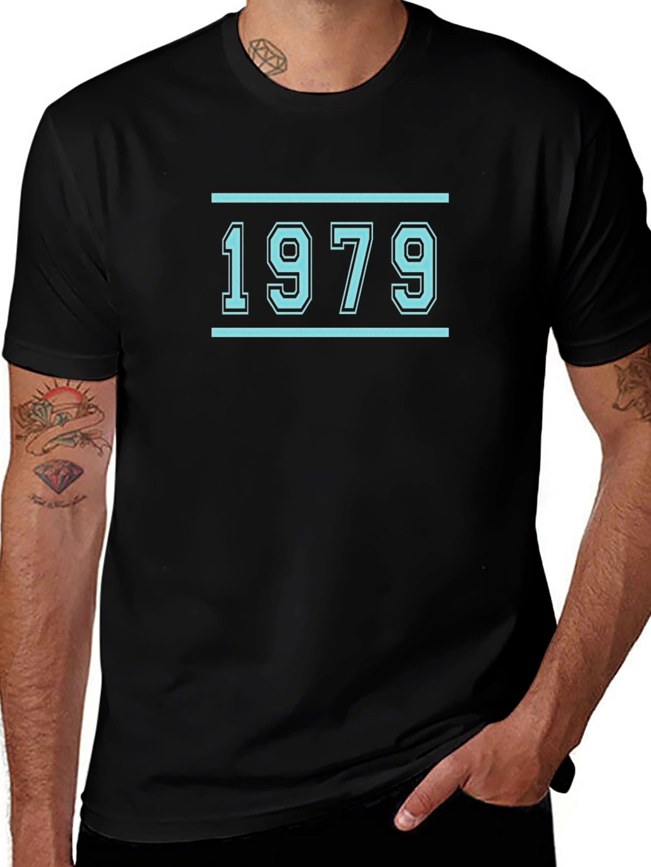 1979 Retro Graphic Tee - Black