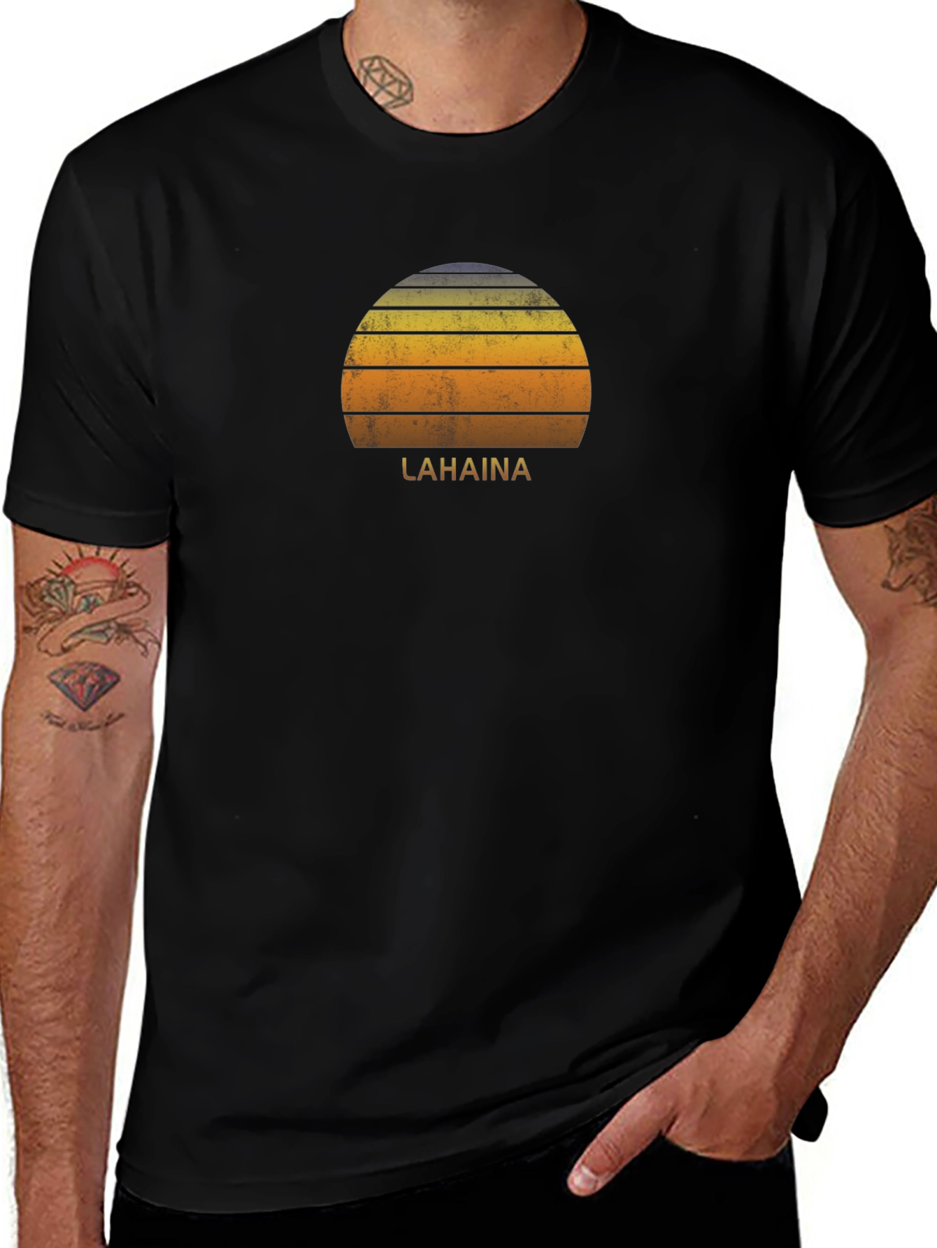 Lahaina Sunset Graphic T-Shirt