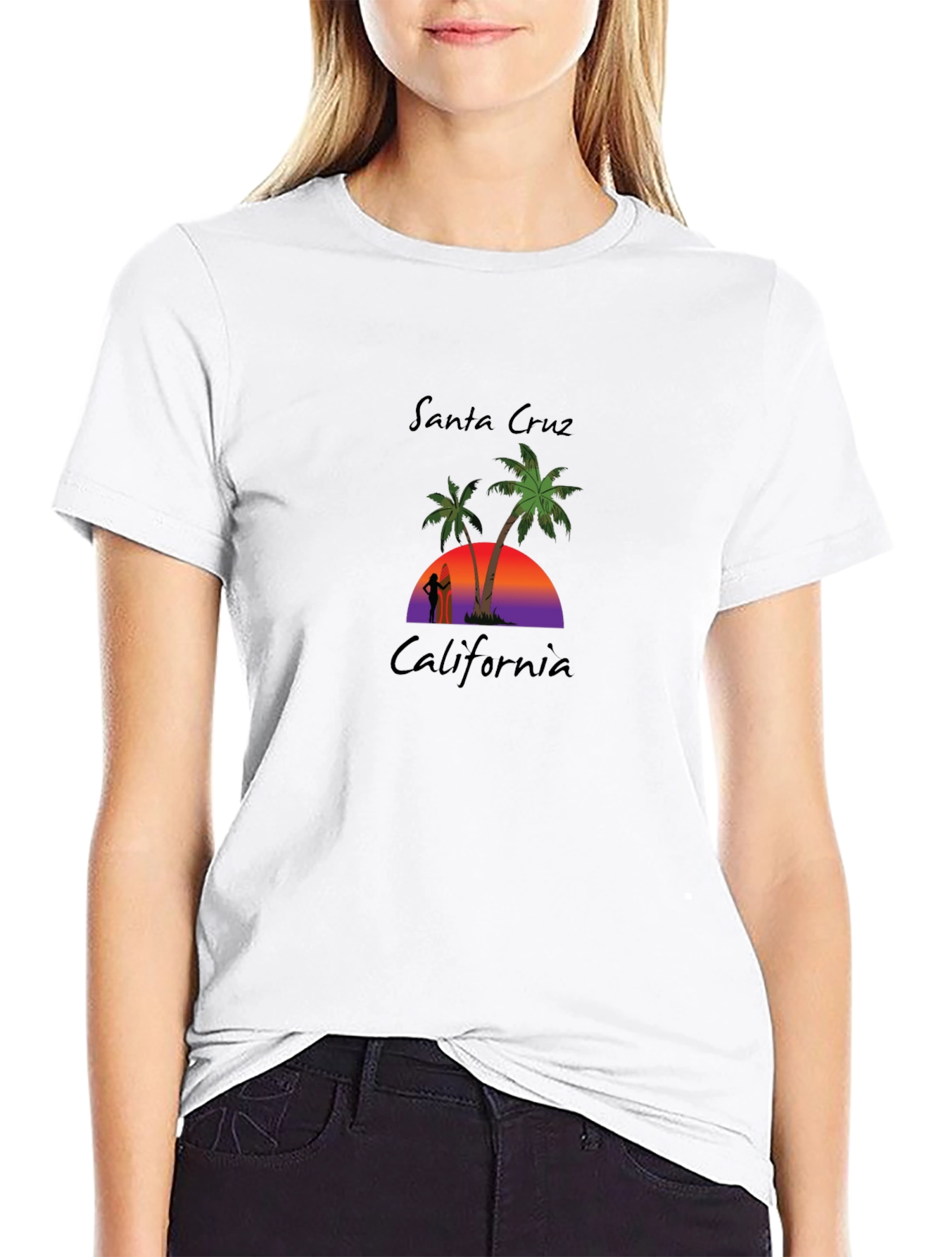 Santa Cruz California Graphic T-Shirt