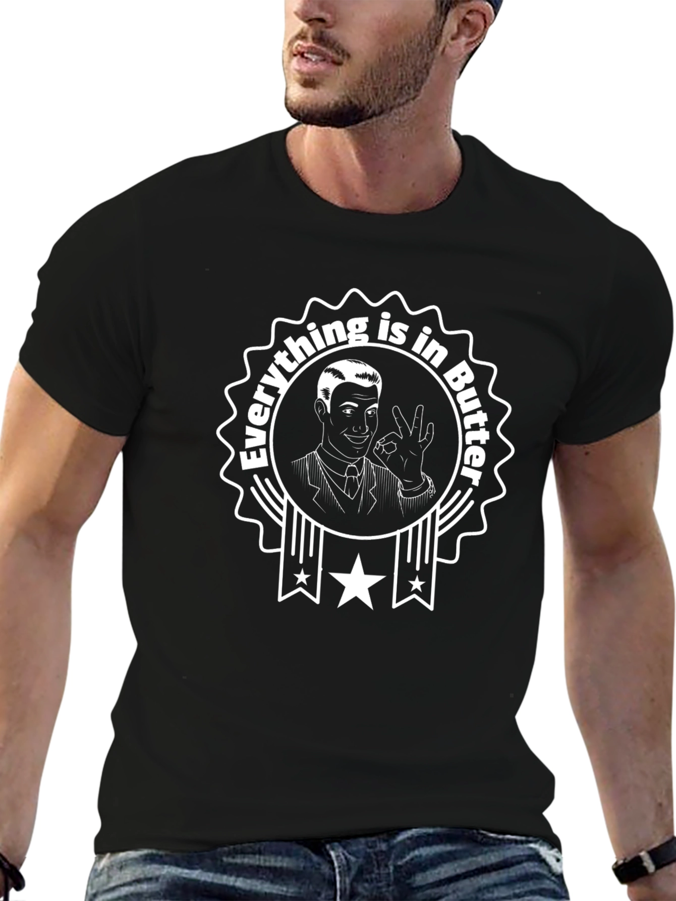 Everything is in Butter T-Shirt - Retro Style
