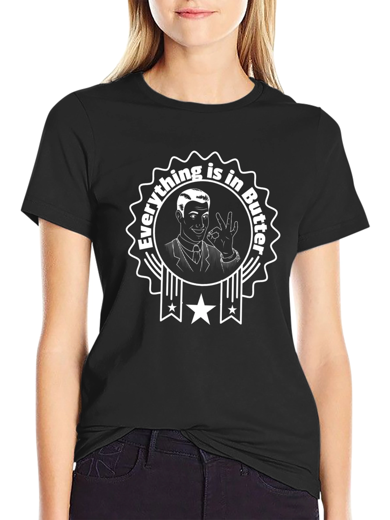 Everything is in Butter T-Shirt - Retro Style