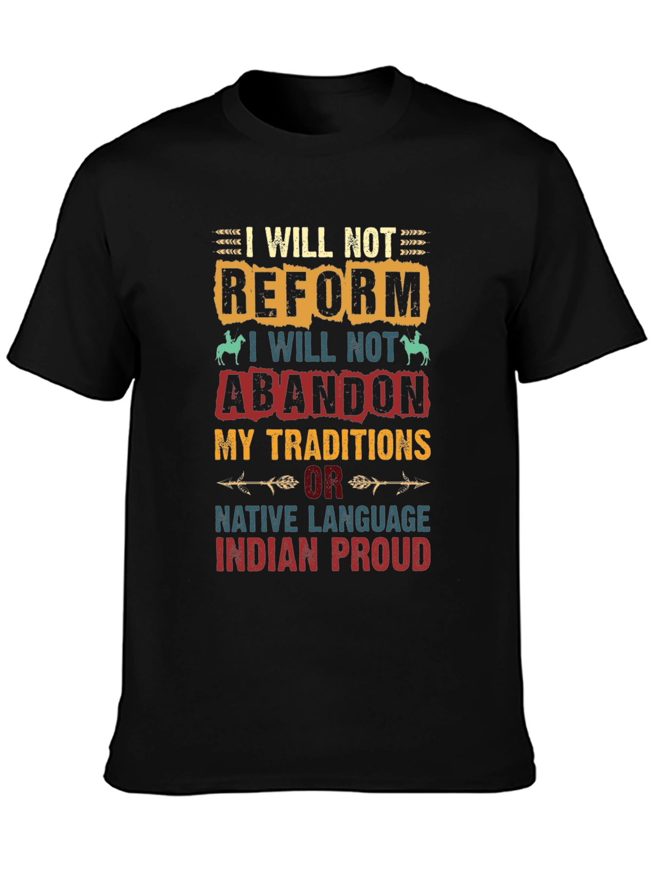 Native Pride Graphic Tee - Reform Abandon Traditions