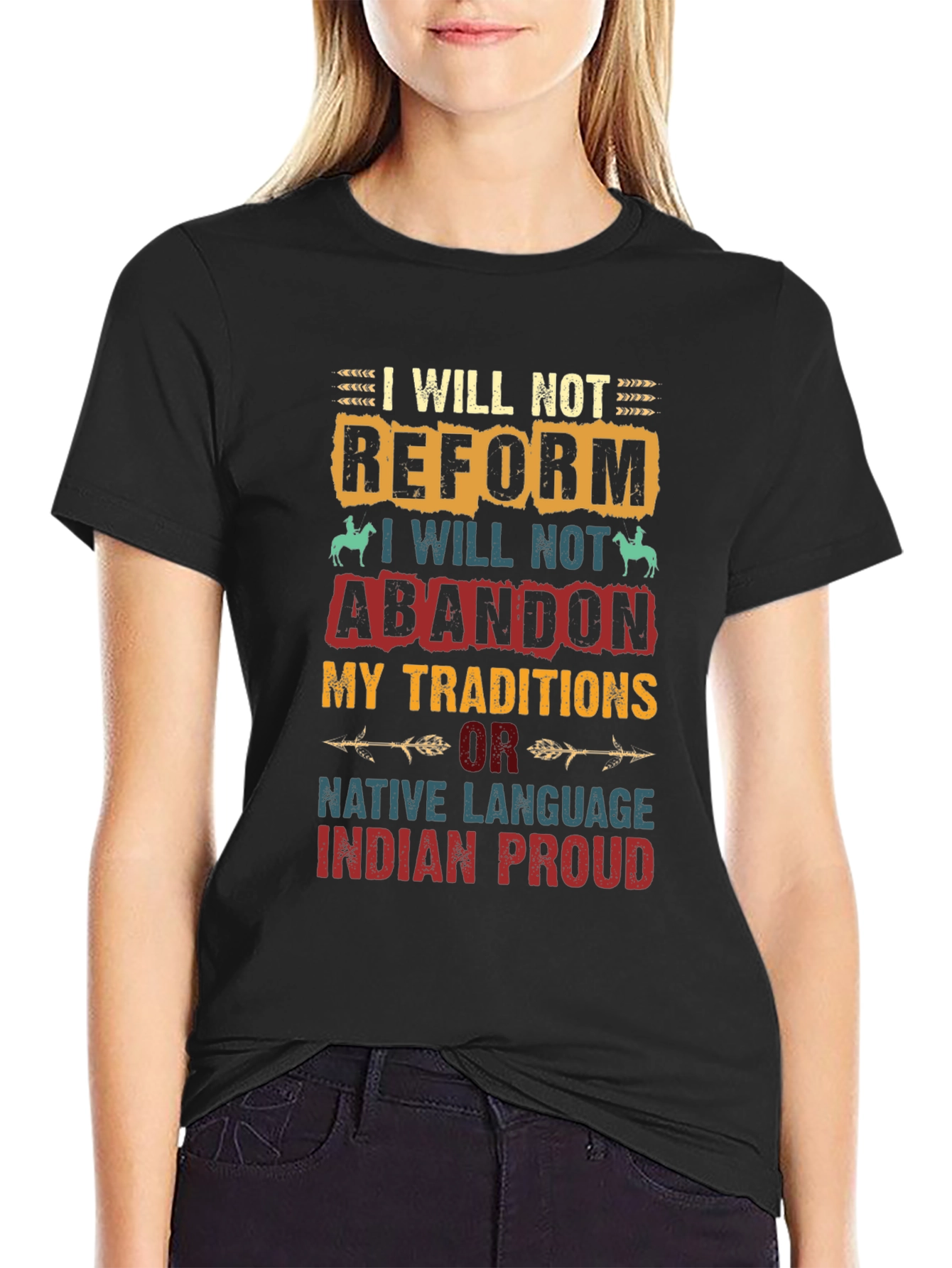 Native Pride Graphic Tee - Reform Abandon Traditions