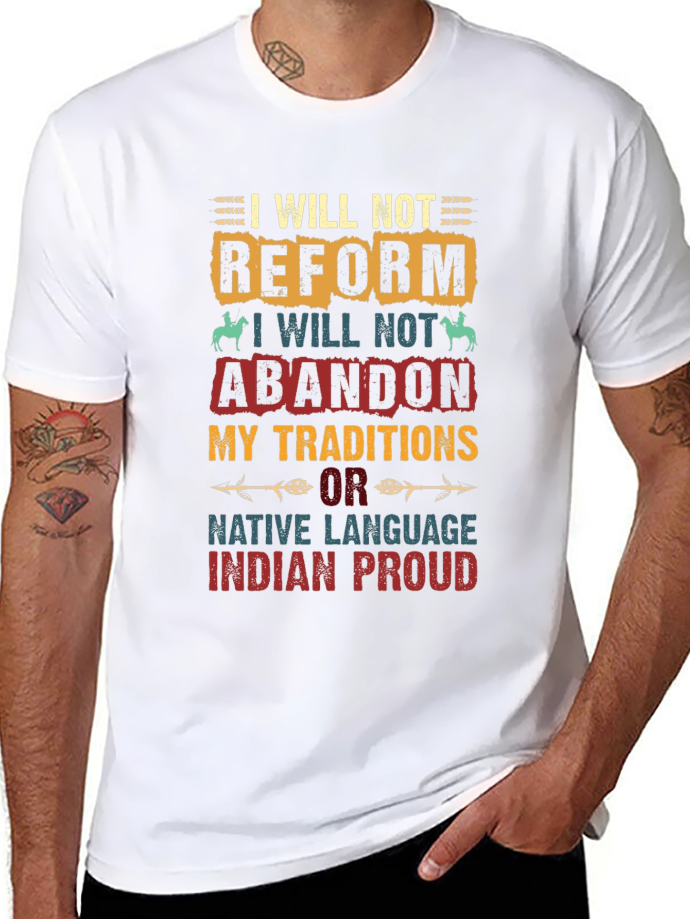 Native Pride Graphic Tee - Reform Abandon Traditions
