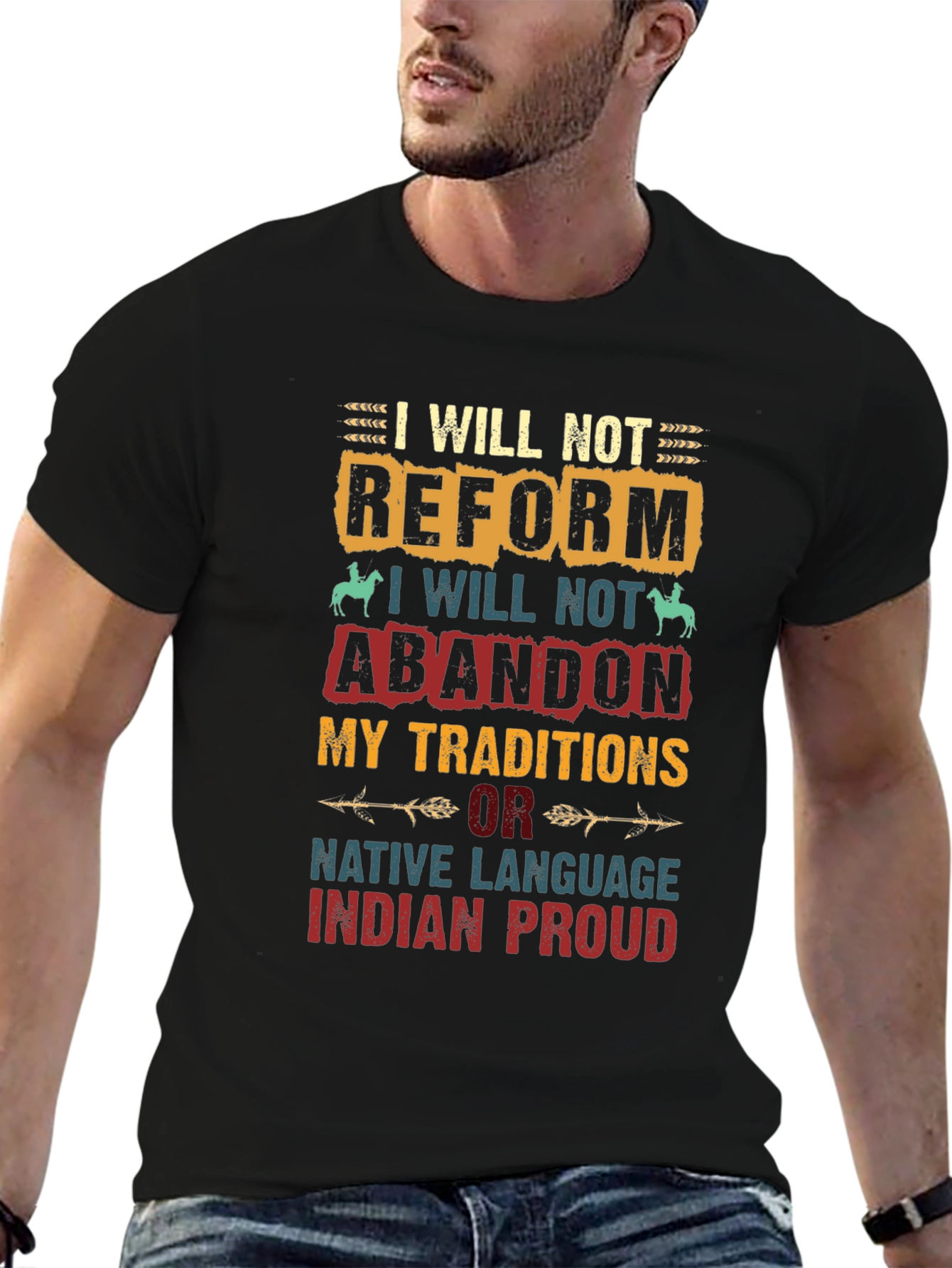 Native Pride Graphic Tee - Reform Abandon Traditions