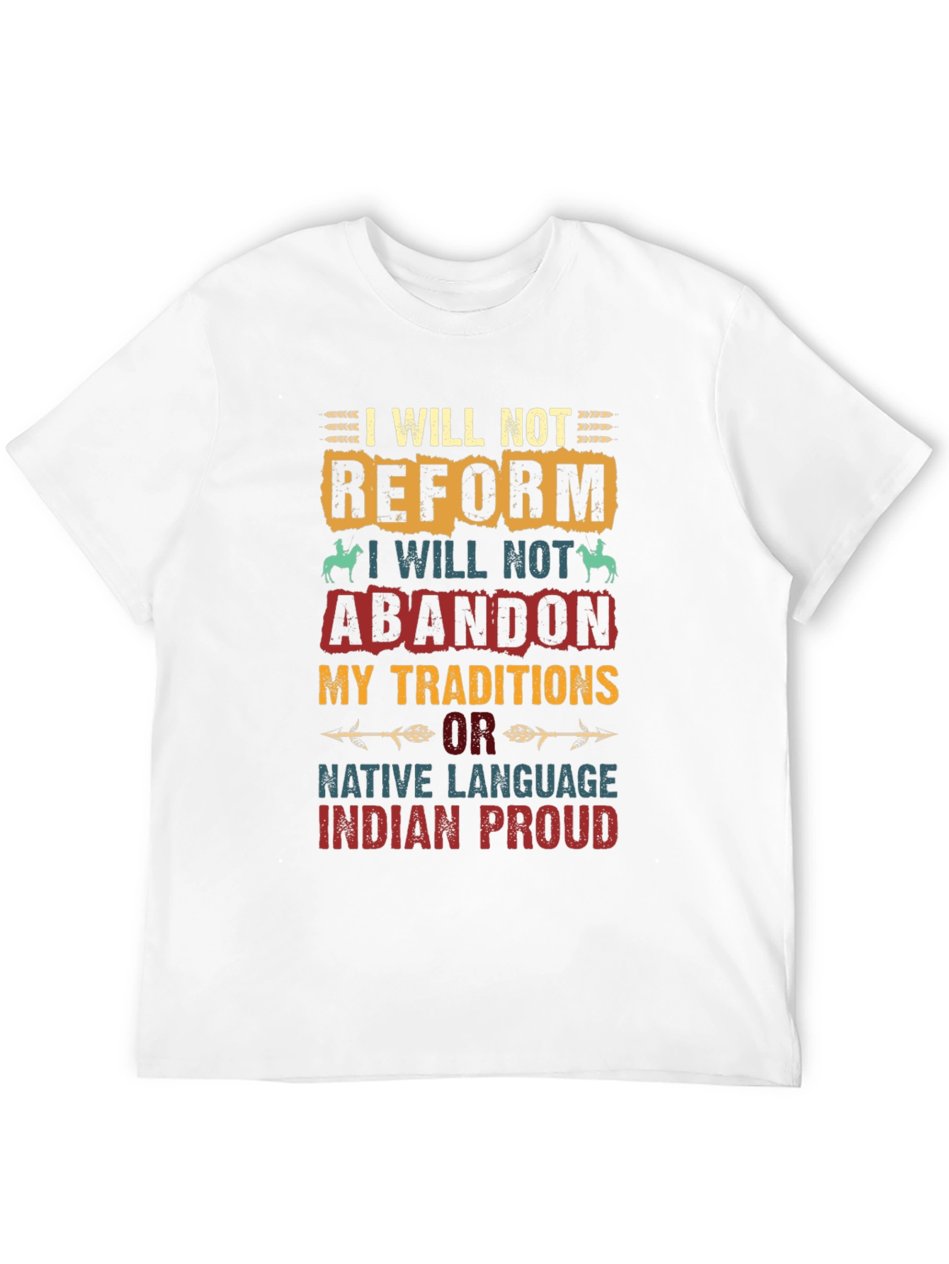 Native Pride Graphic Tee - Reform Abandon Traditions