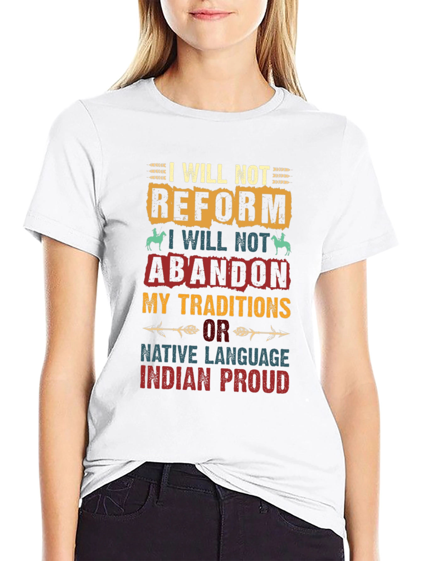 Native Pride Graphic Tee - Reform Abandon Traditions