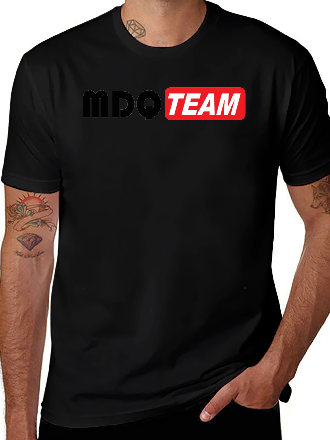 MDQ Team Black T-Shirt - Casual Style
