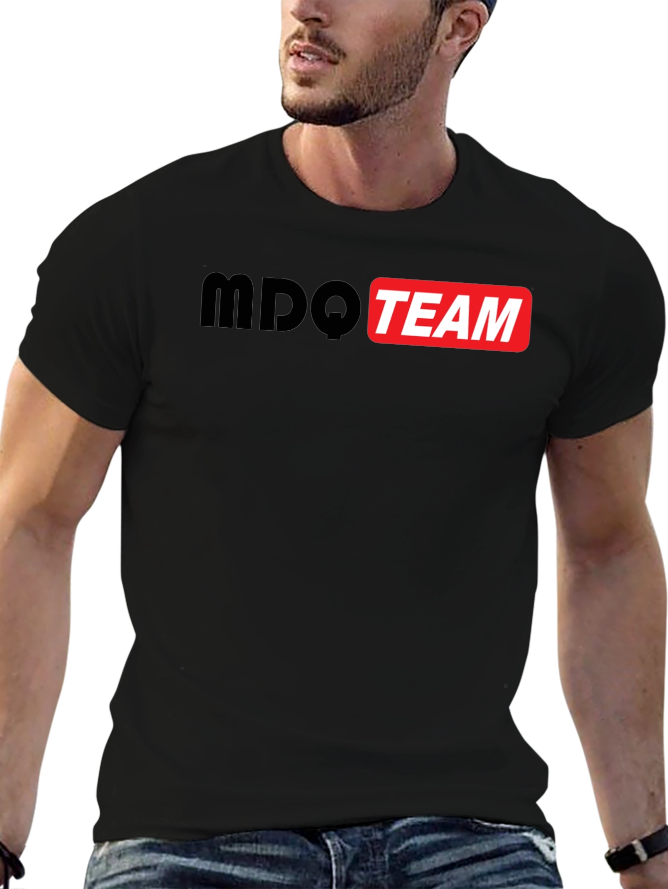 MDQ Team Black T-Shirt - Casual Style
