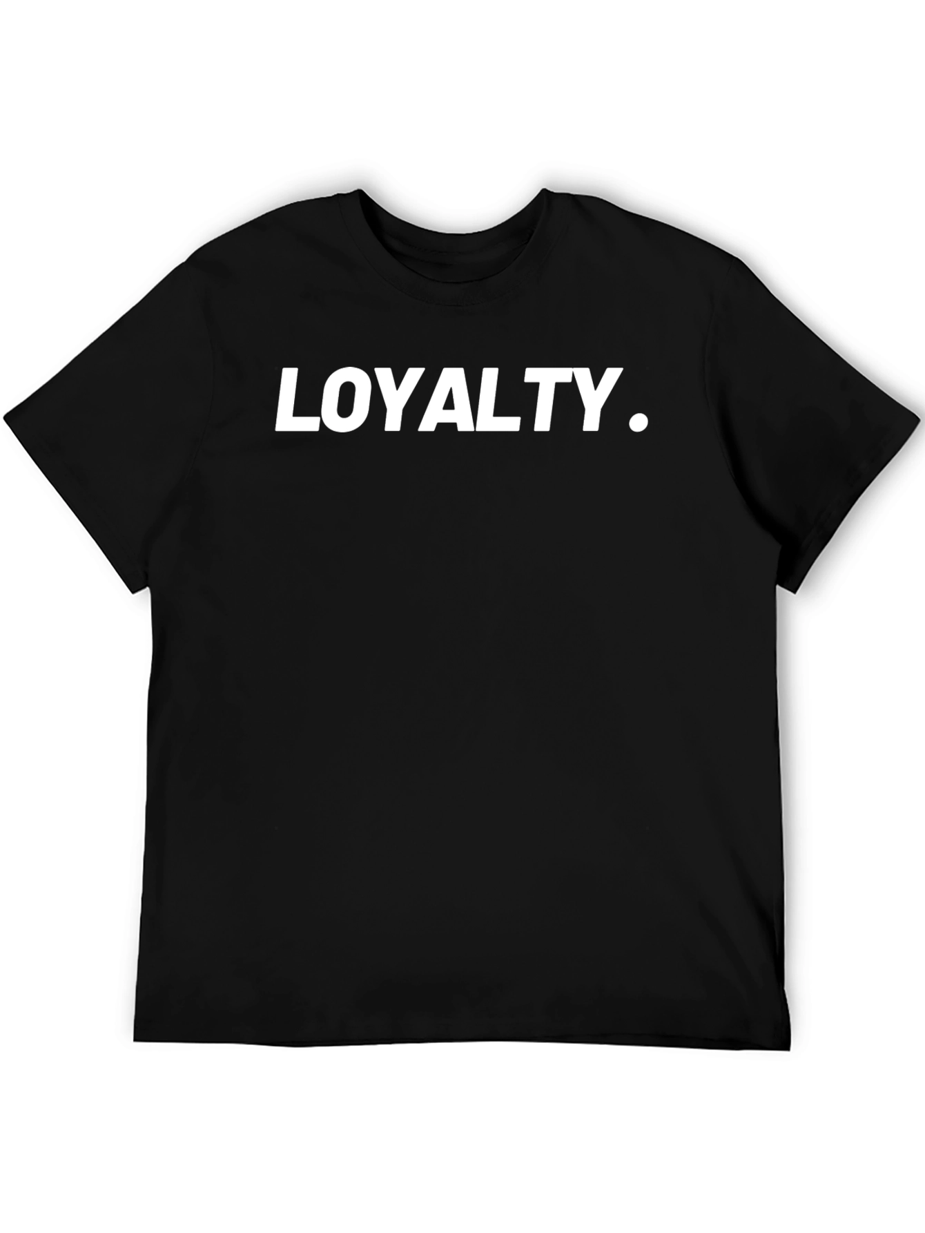 Loyalty Graphic T-Shirt - Stylish Black Tee