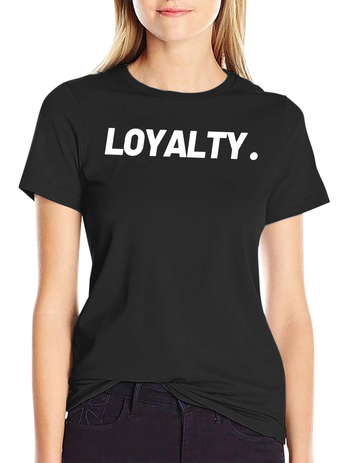Loyalty Graphic T-Shirt - Stylish Black Tee