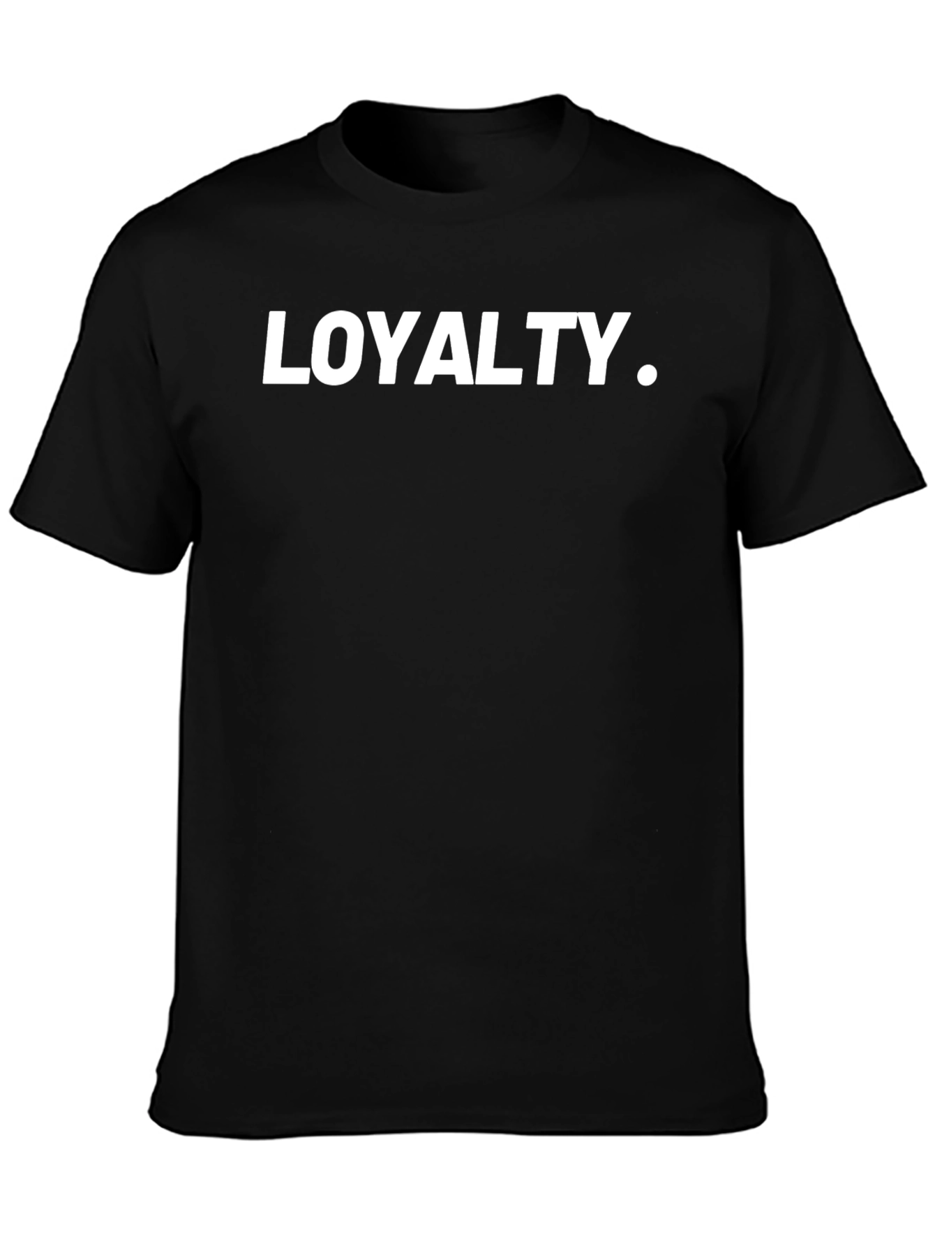 Loyalty Graphic T-Shirt - Stylish Black Tee