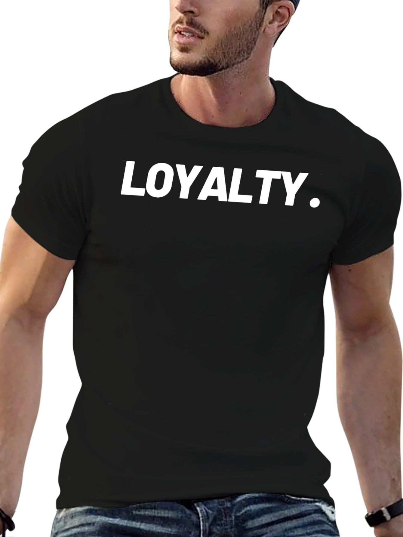 Loyalty Graphic T-Shirt - Stylish Black Tee