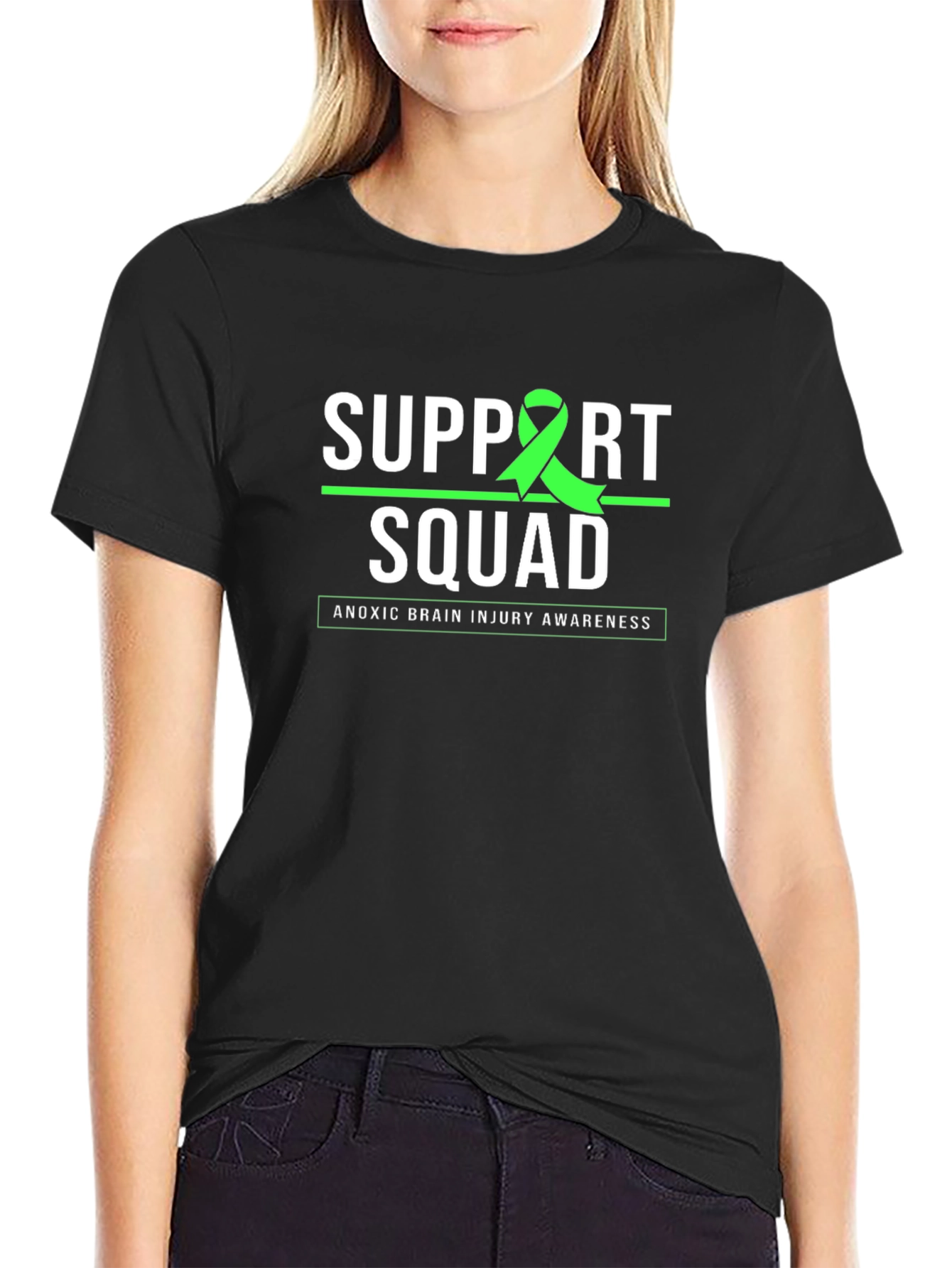 Anoxic Brain Injury Awareness Support Squad T-Shirt