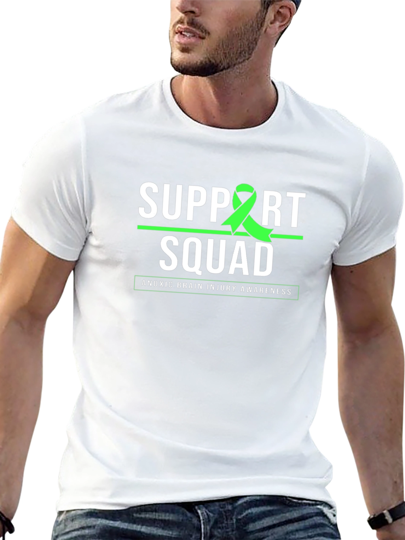 Anoxic Brain Injury Awareness Support Squad T-Shirt