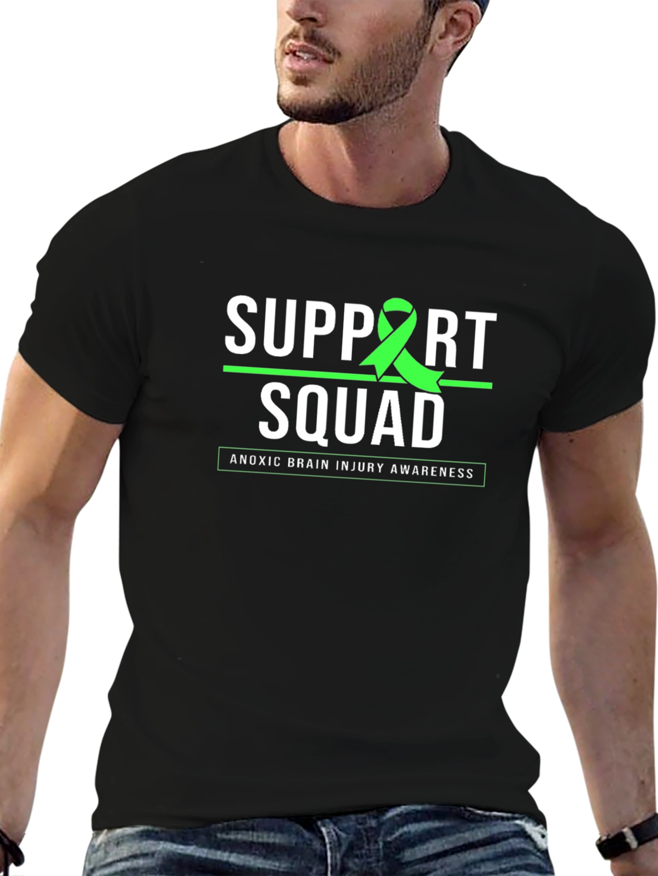 Anoxic Brain Injury Awareness Support Squad T-Shirt