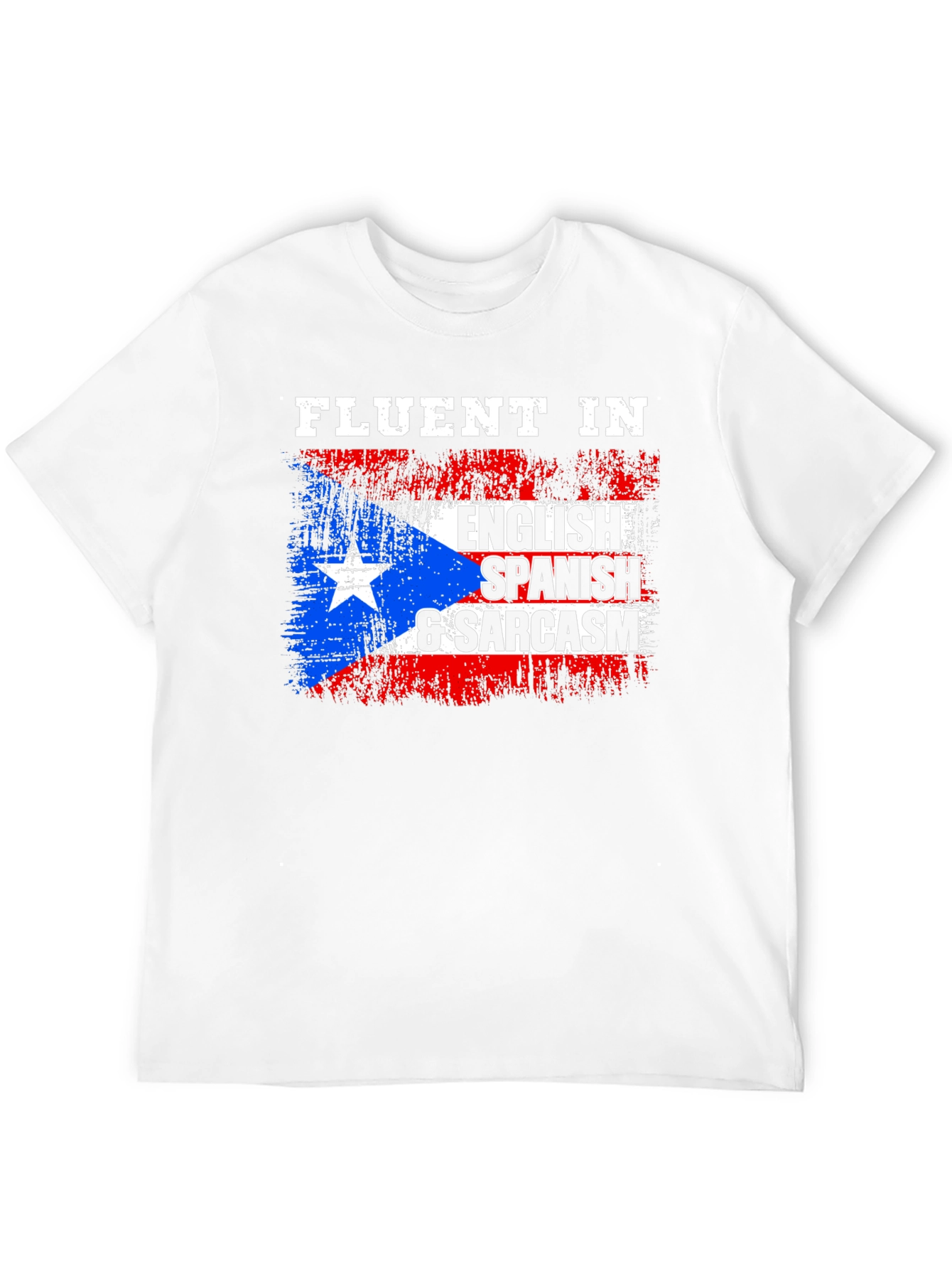 Fluent in English Spanish & Sarcasm T-Shirt