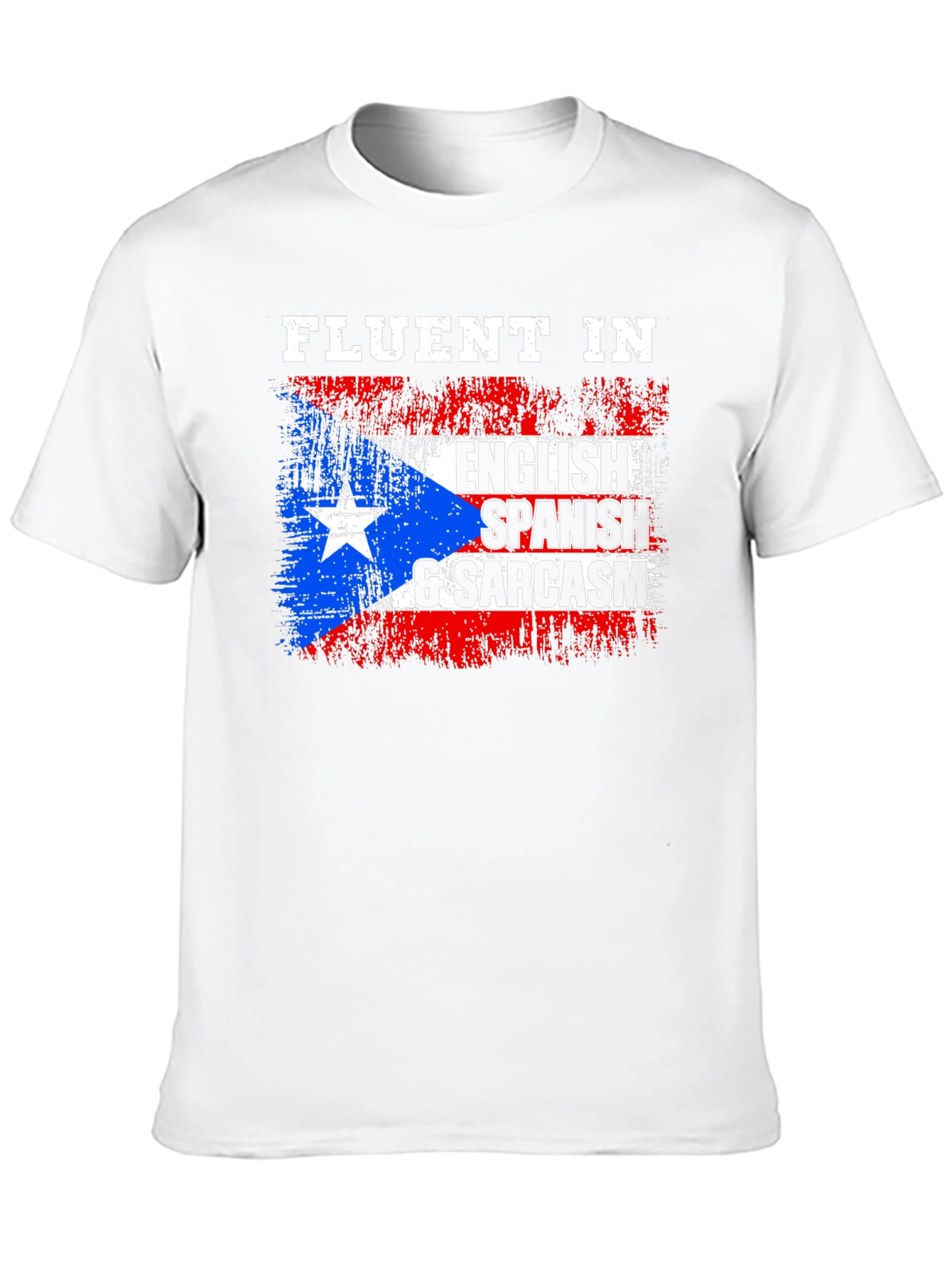 Fluent in English Spanish & Sarcasm T-Shirt