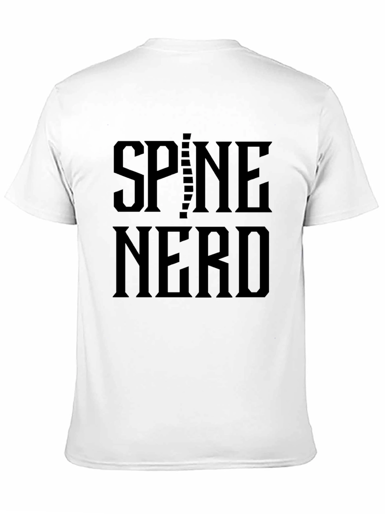 Spine Nerd Graphic T-Shirt - Black