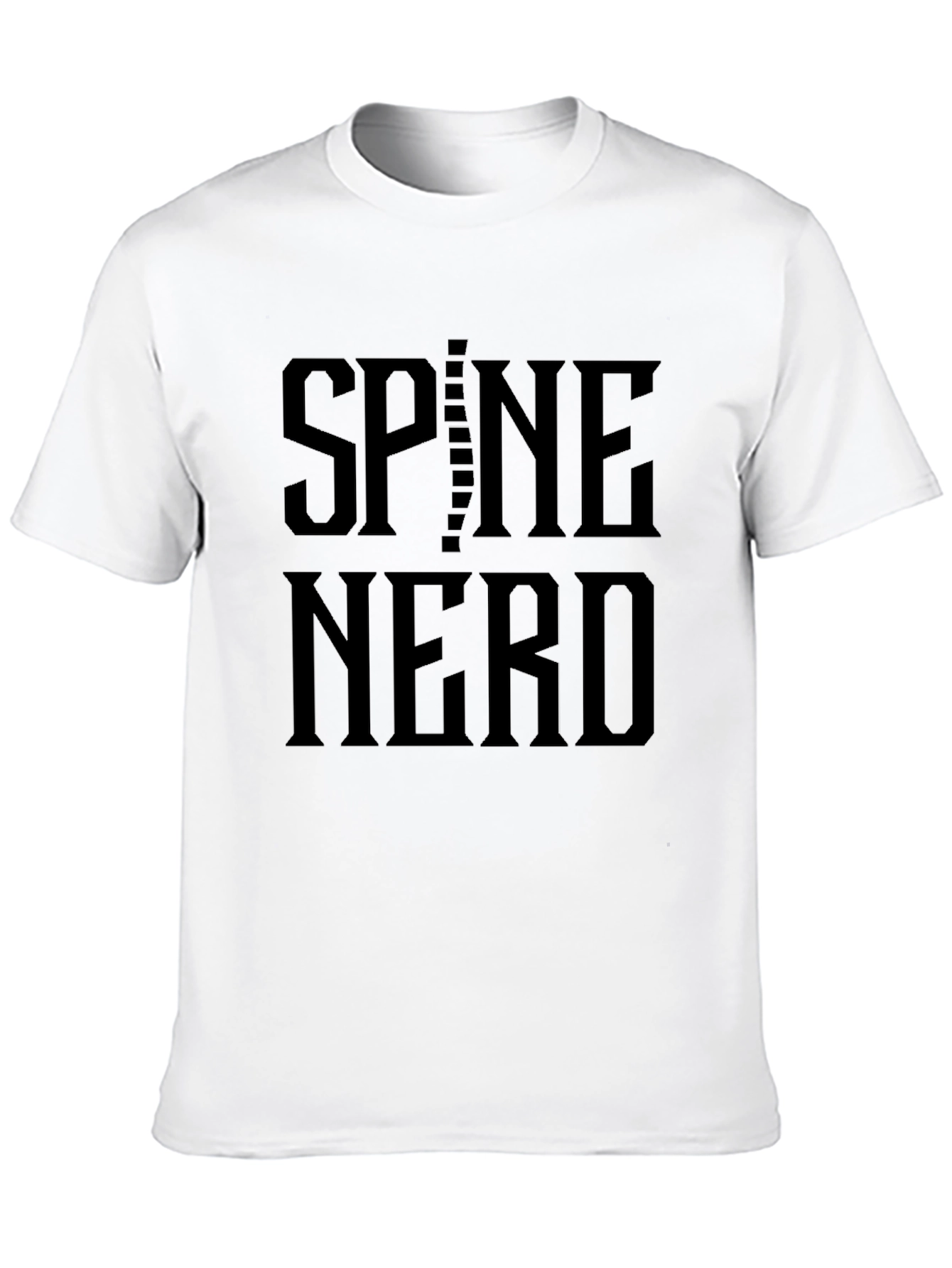 Spine Nerd Graphic T-Shirt - Black