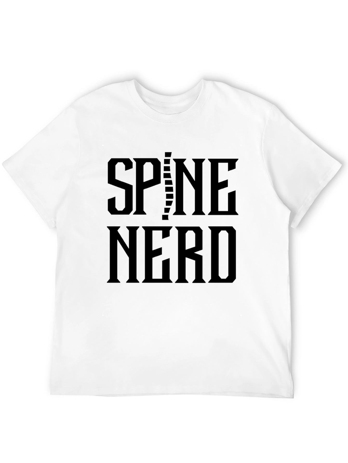 Spine Nerd Graphic T-Shirt - Black
