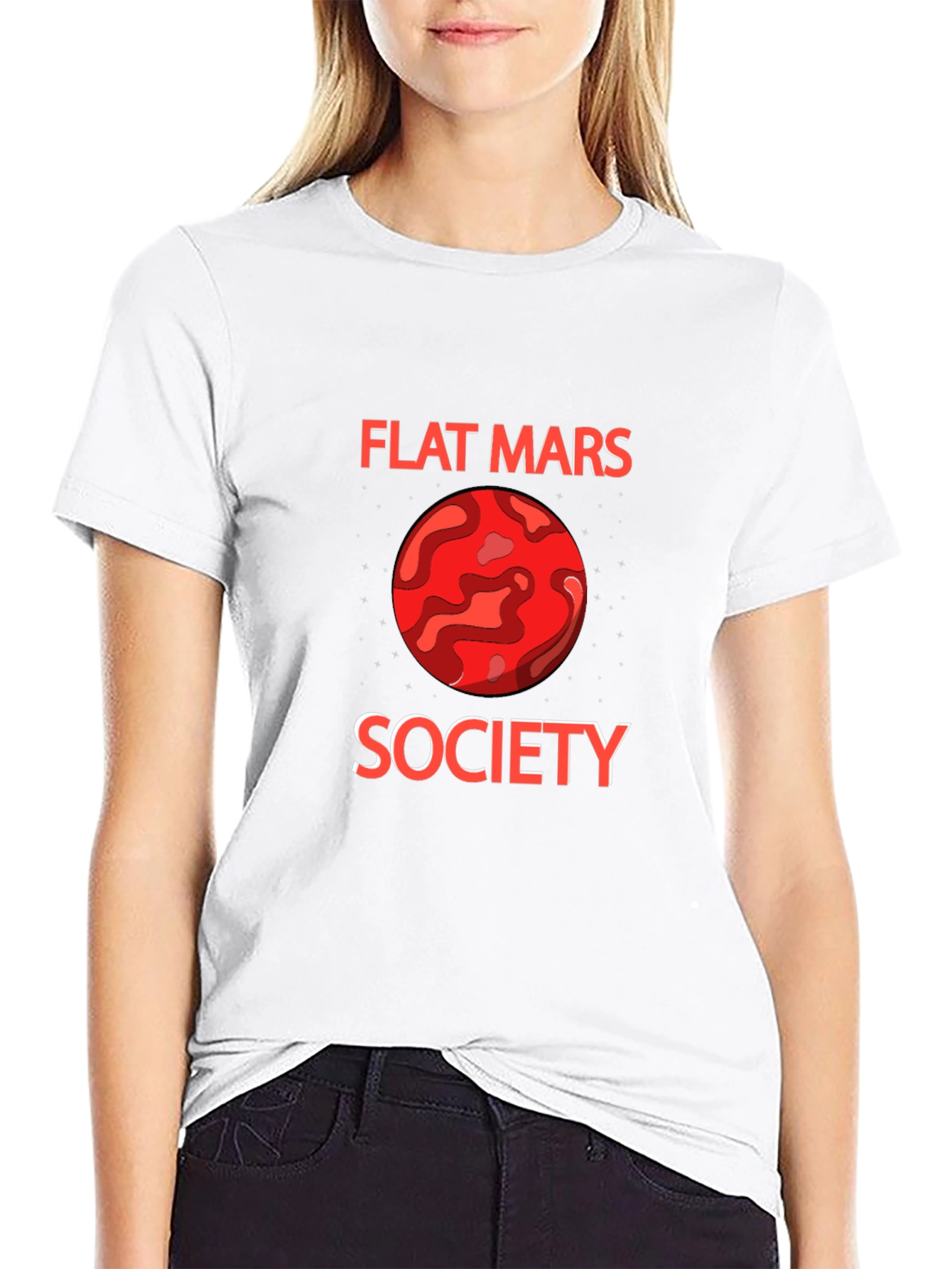 Flat Mars Society Graphic Tee