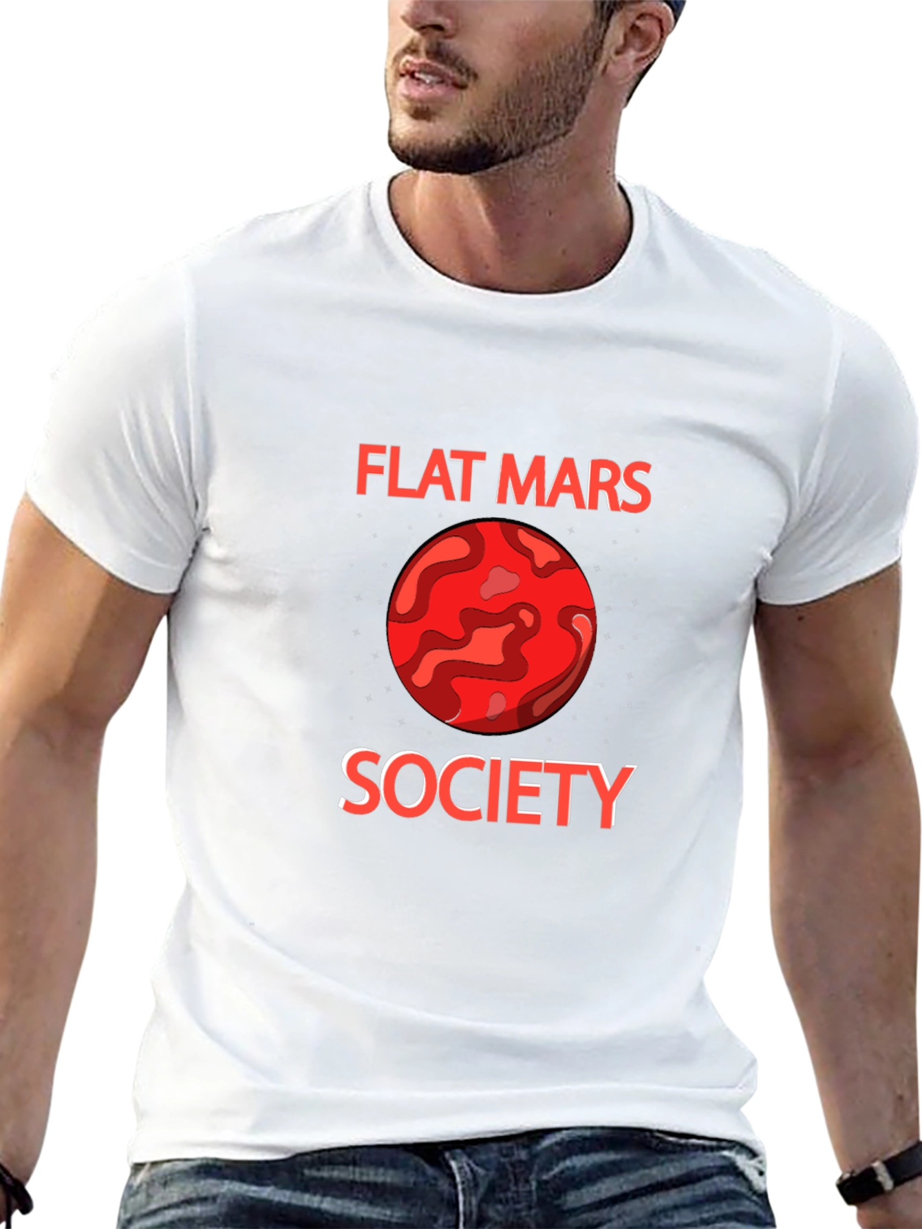 Flat Mars Society Graphic Tee