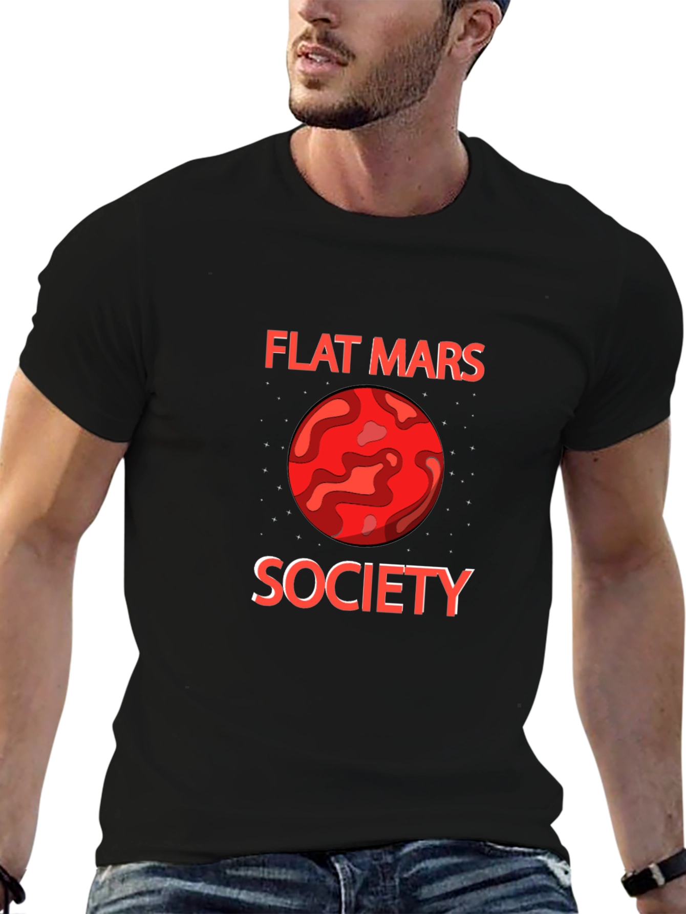Flat Mars Society Graphic Tee