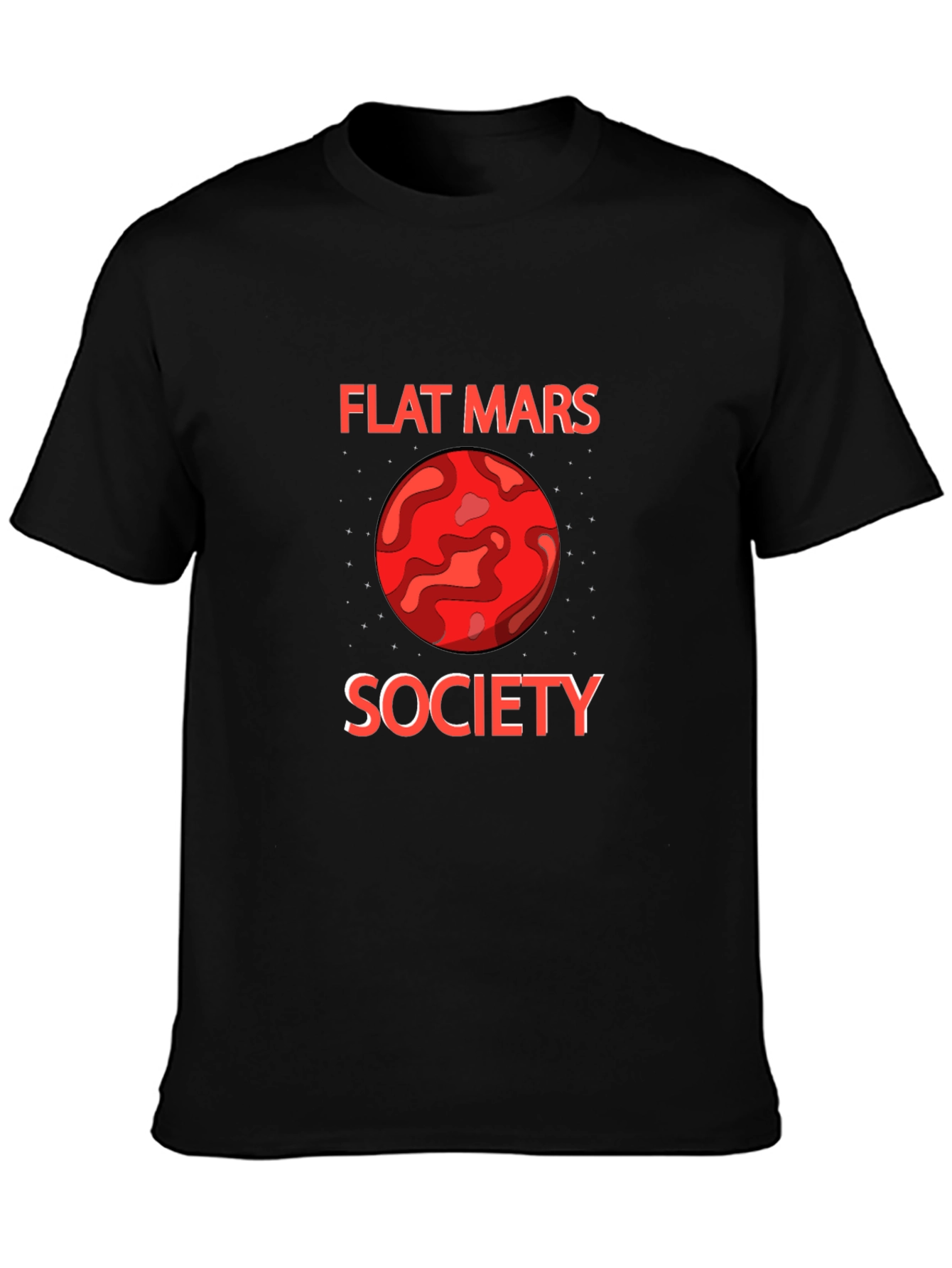 Flat Mars Society Graphic Tee