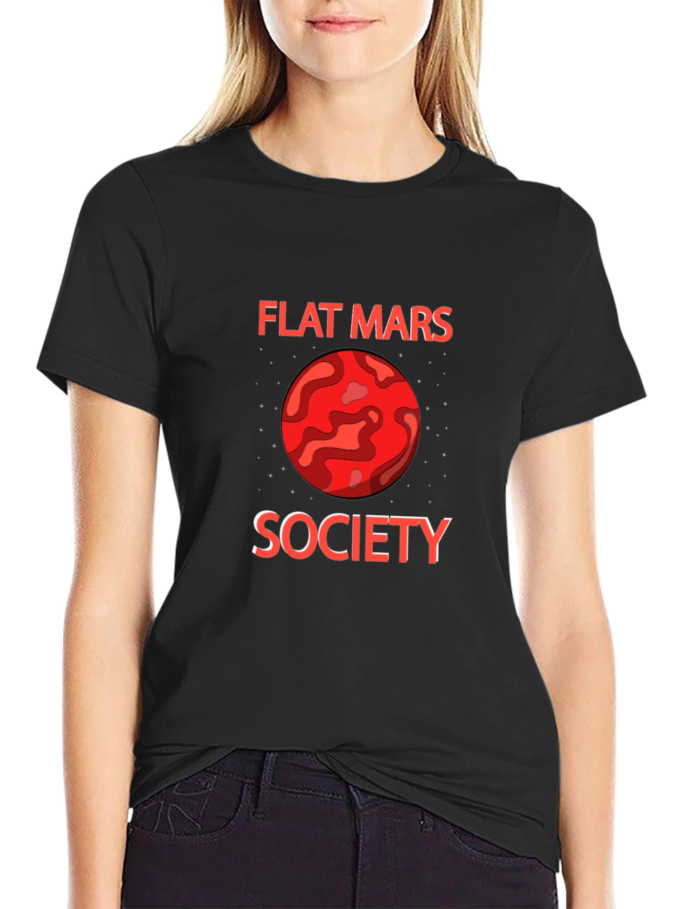 Flat Mars Society Graphic Tee