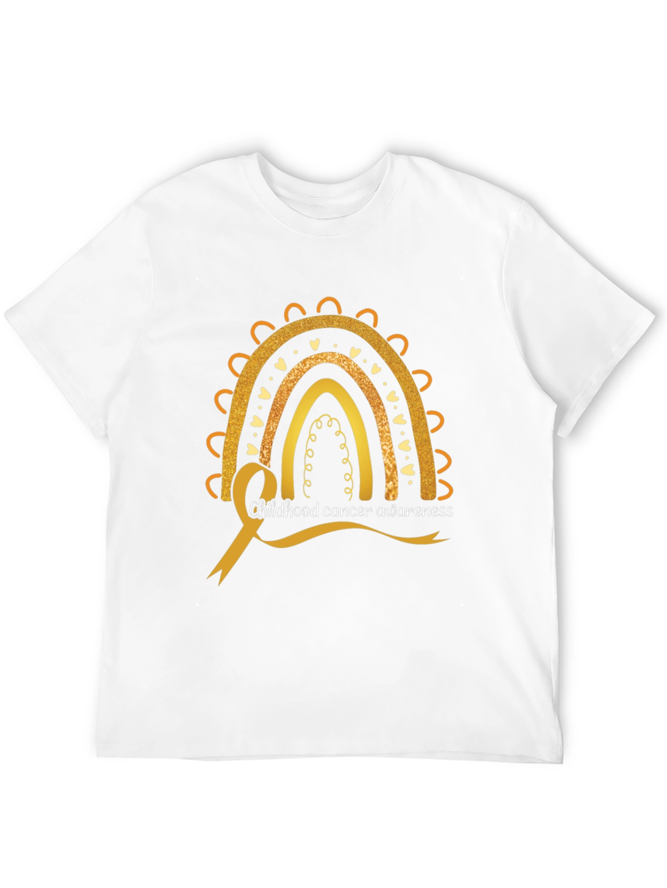 Childhood Cancer Awareness Rainbow Tee