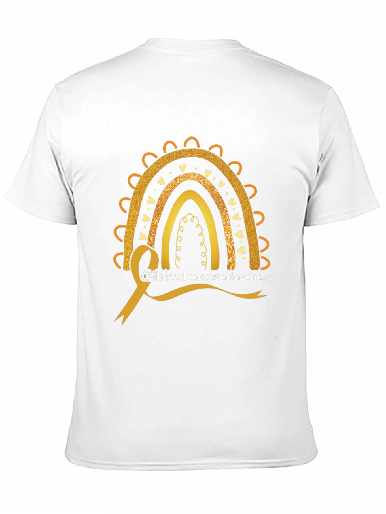 Childhood Cancer Awareness Rainbow Tee