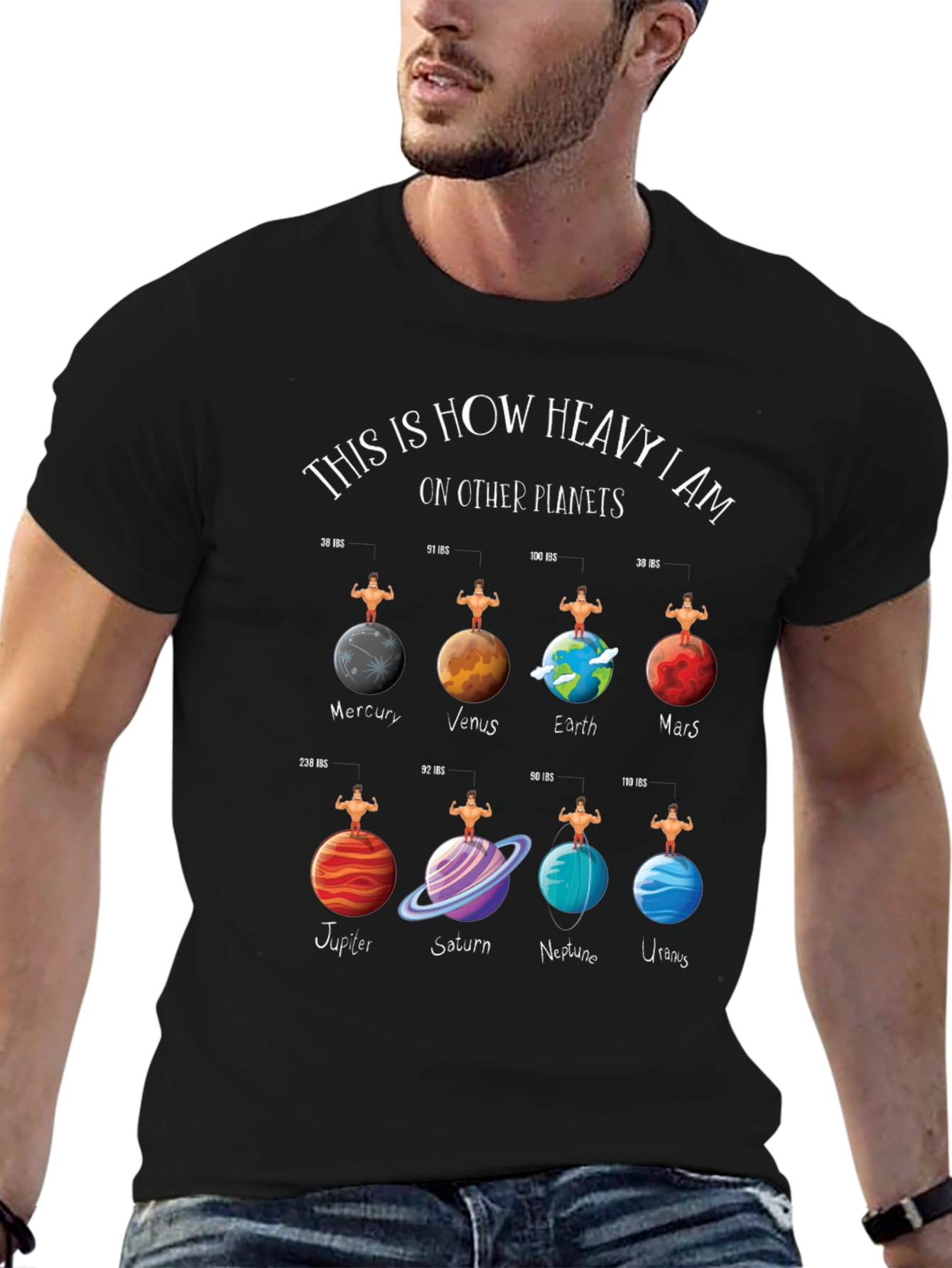 Heavy on Other Planets Graphic Tee
