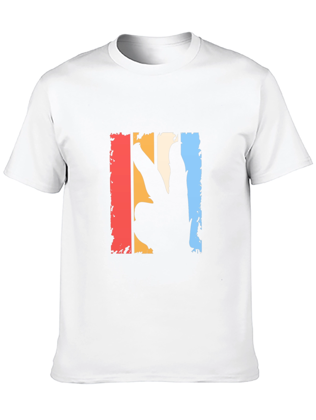 Retro Peace Sign Graphic T-Shirt - Black