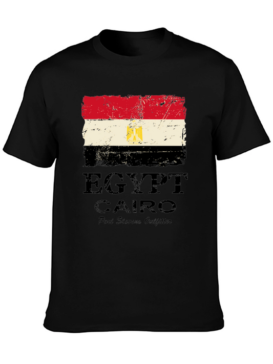 Egypt Flag T-Shirt Cairo Souvenir Tee
