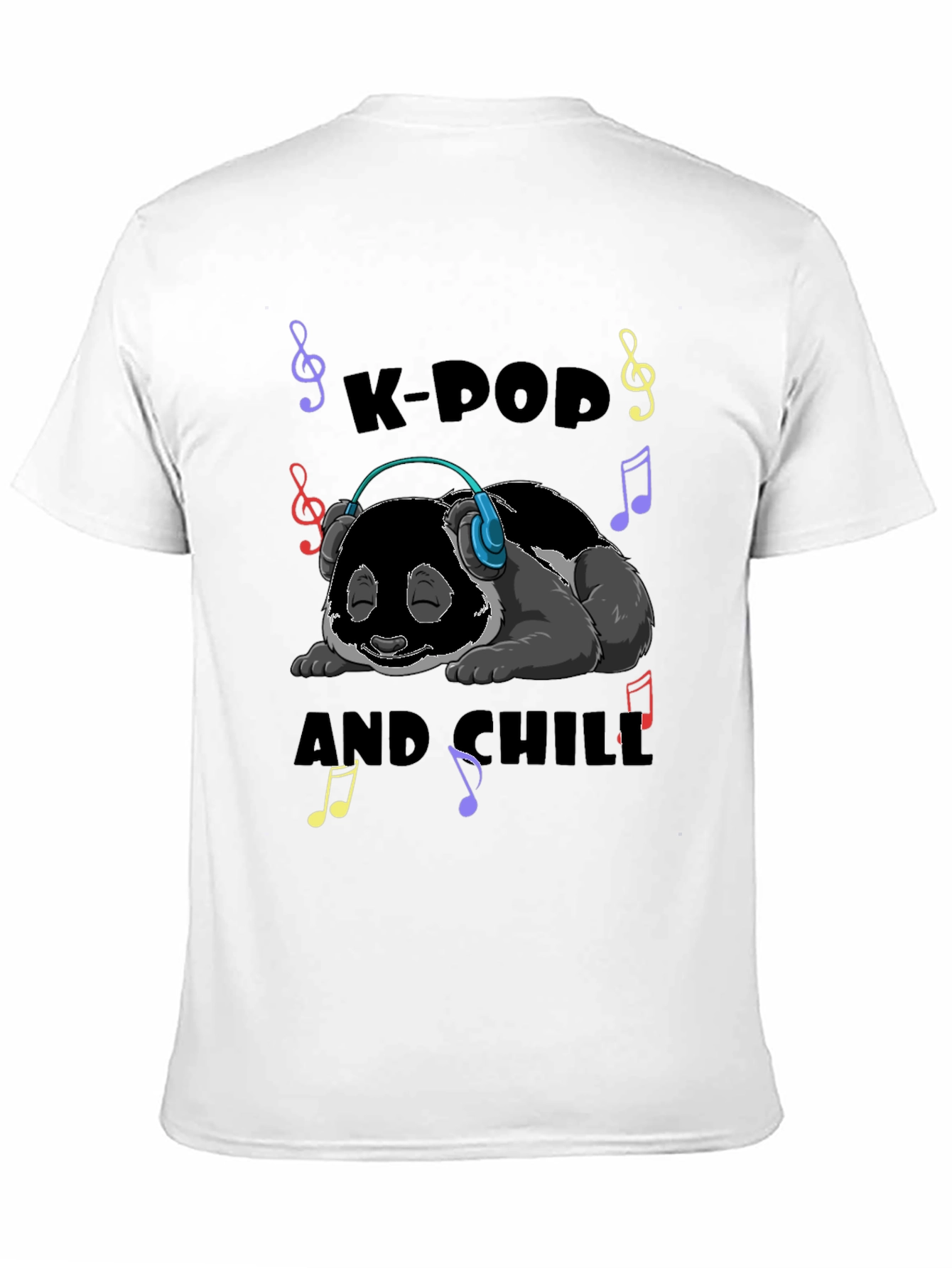 K-Pop and Chill Panda T-Shirt