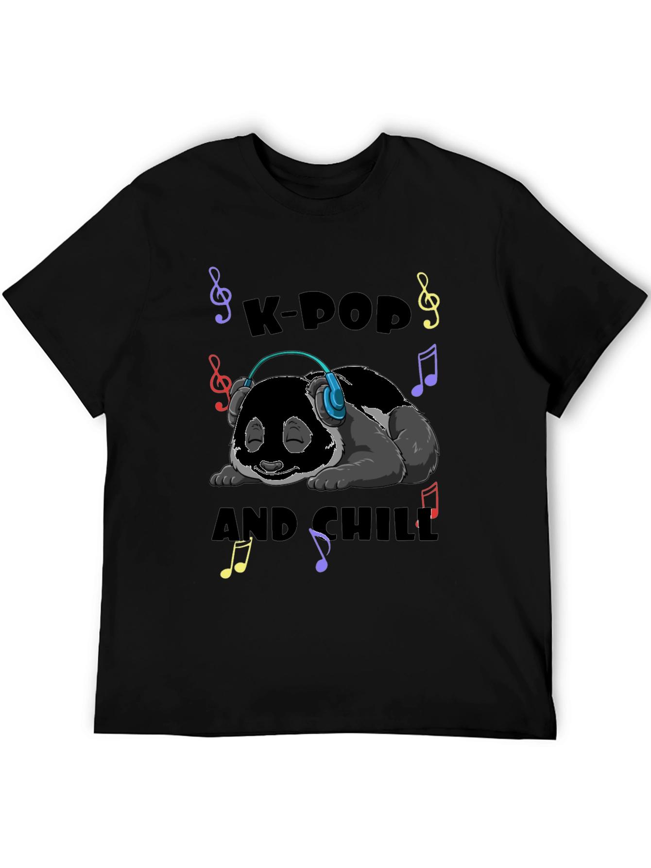 K-Pop and Chill Panda T-Shirt